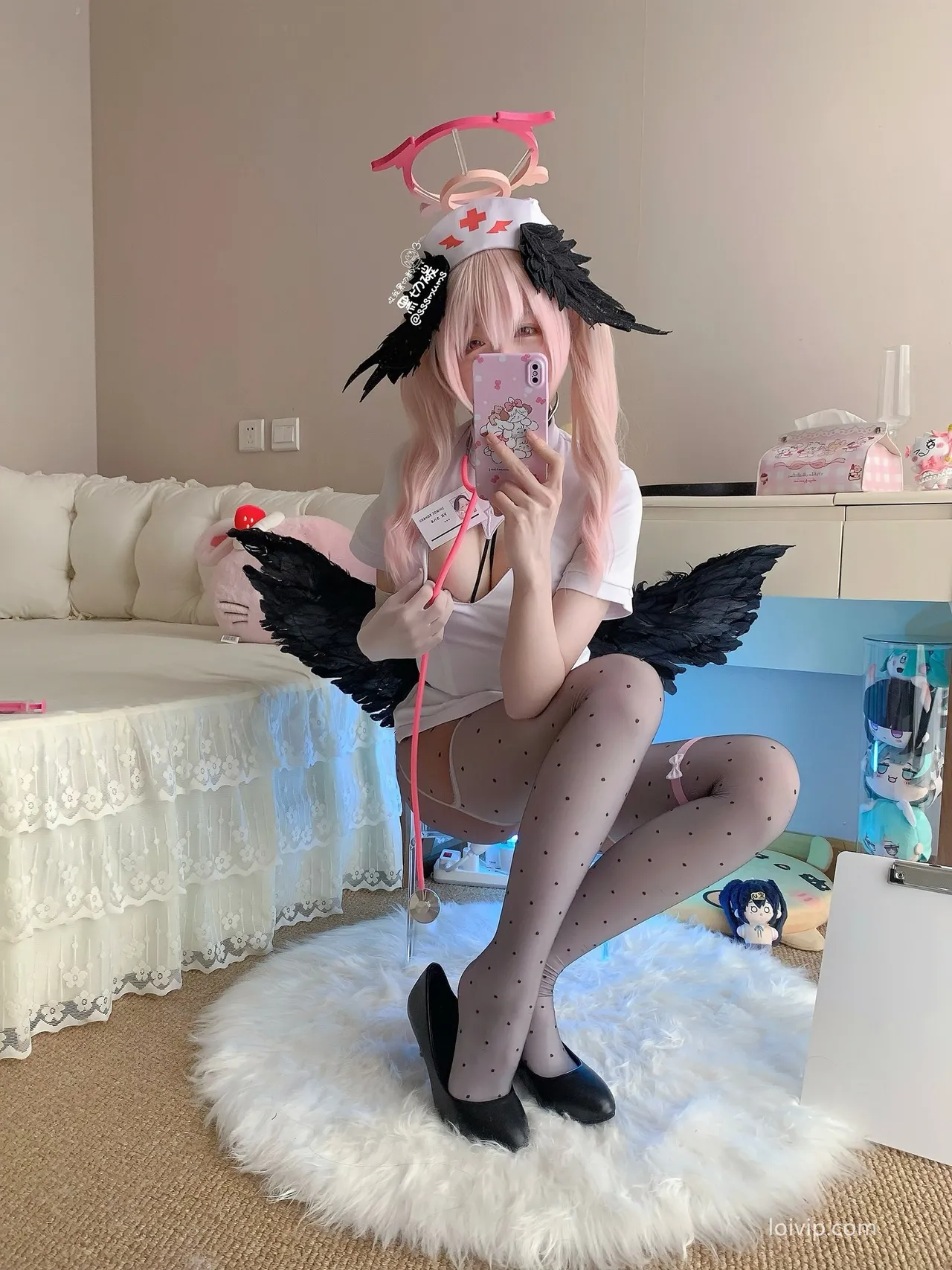 黑切碳 - 下江小春护士Cosplay-erohere14.webp