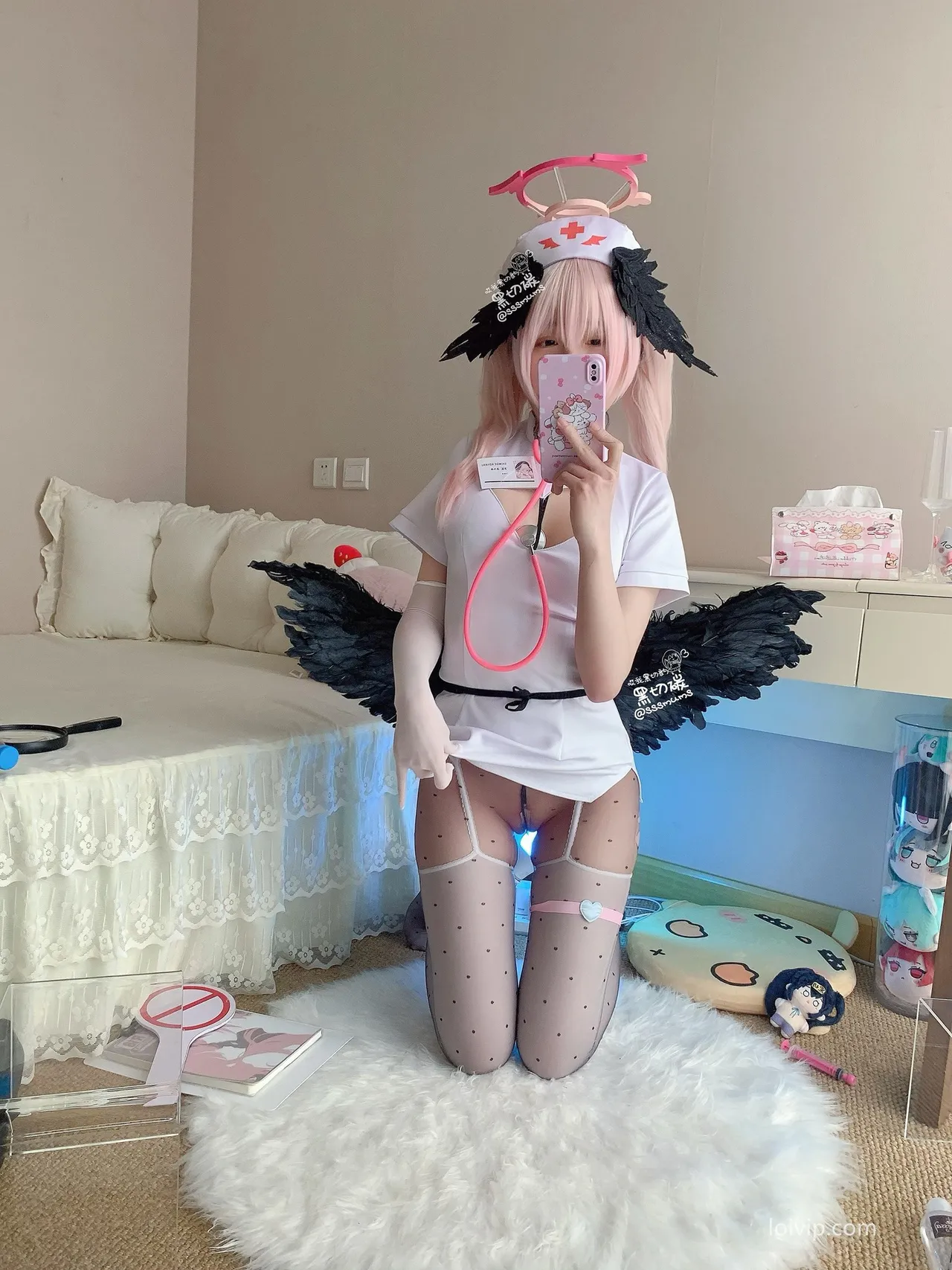 黑切碳 - 下江小春护士Cosplay-erohere21.webp