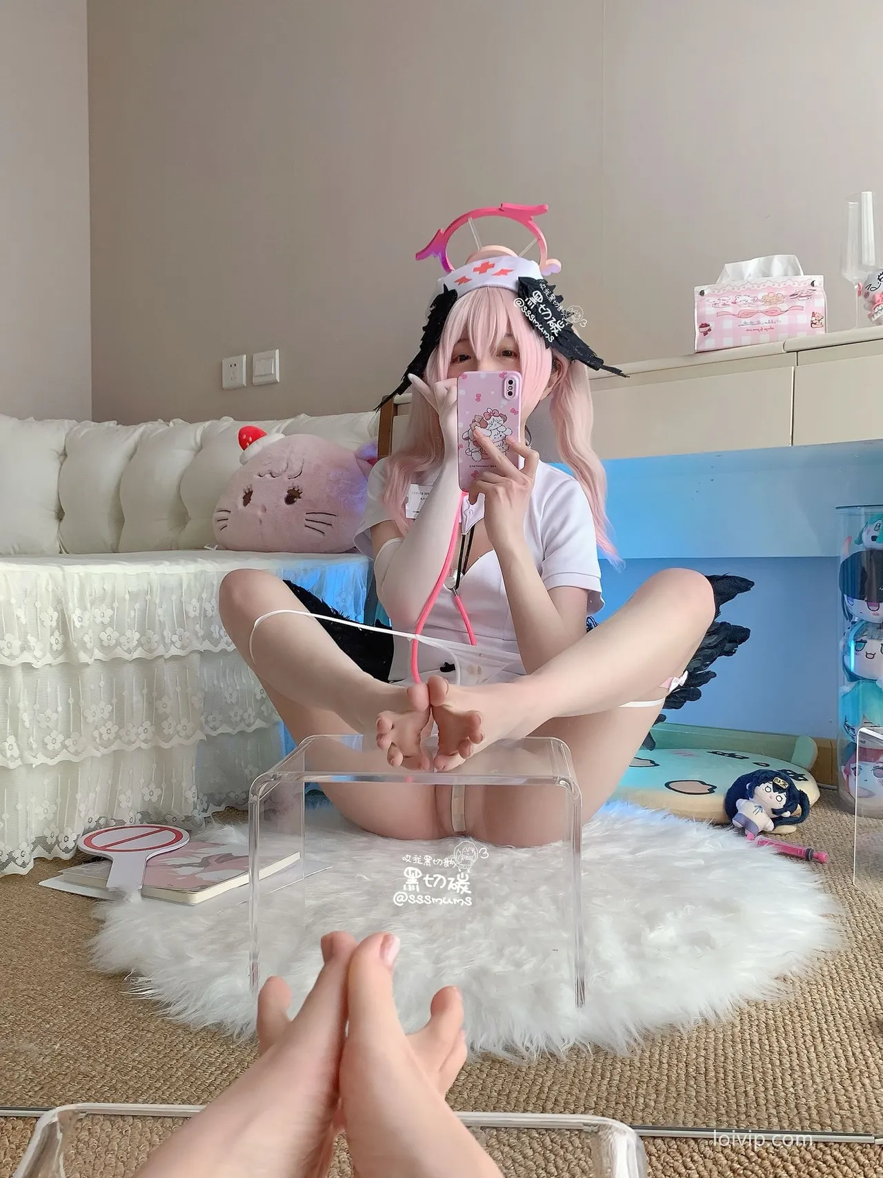 黑切碳 - 下江小春护士Cosplay-erohere27.webp