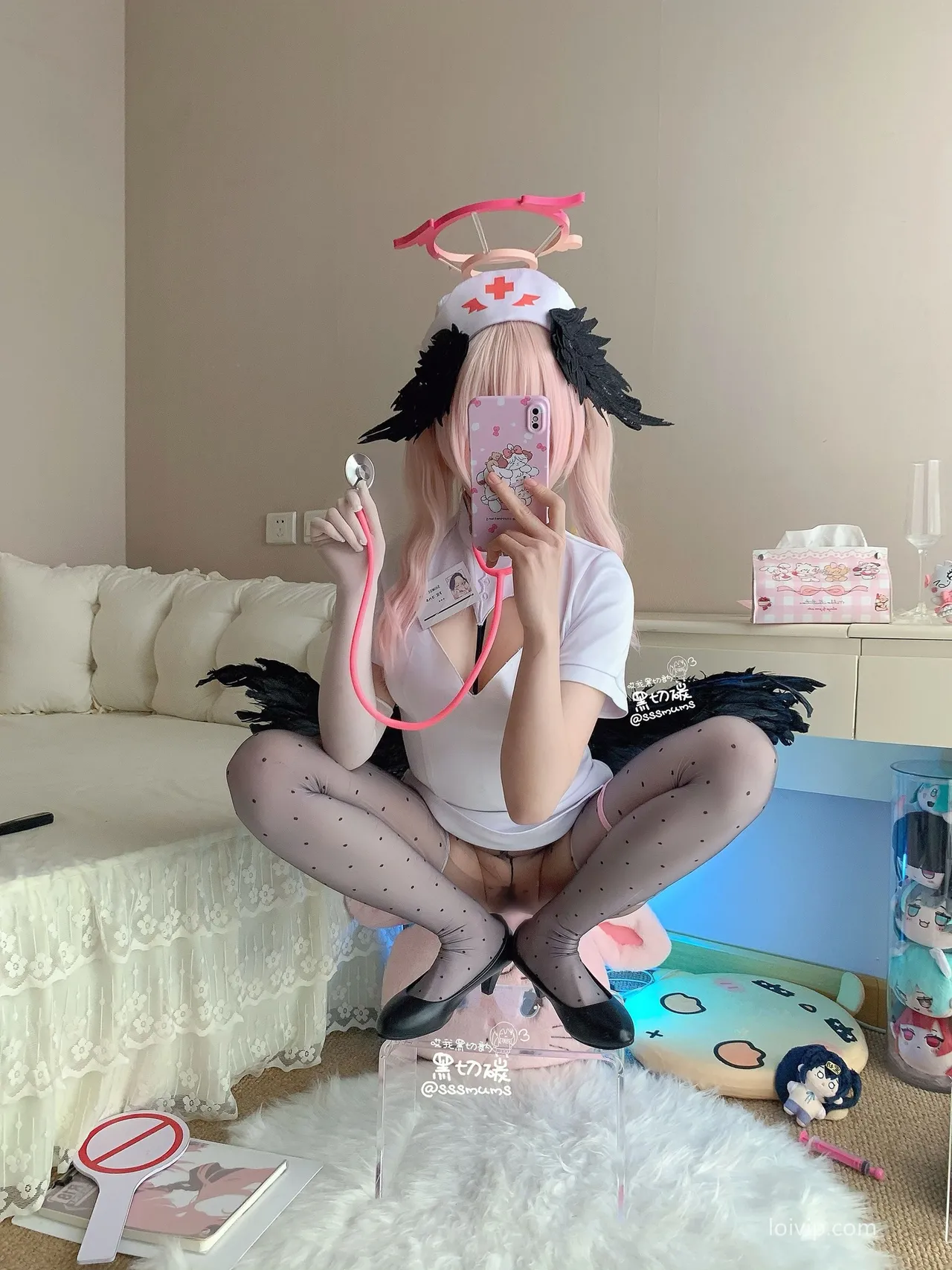 黑切碳 - 下江小春护士Cosplay-erohere37.webp