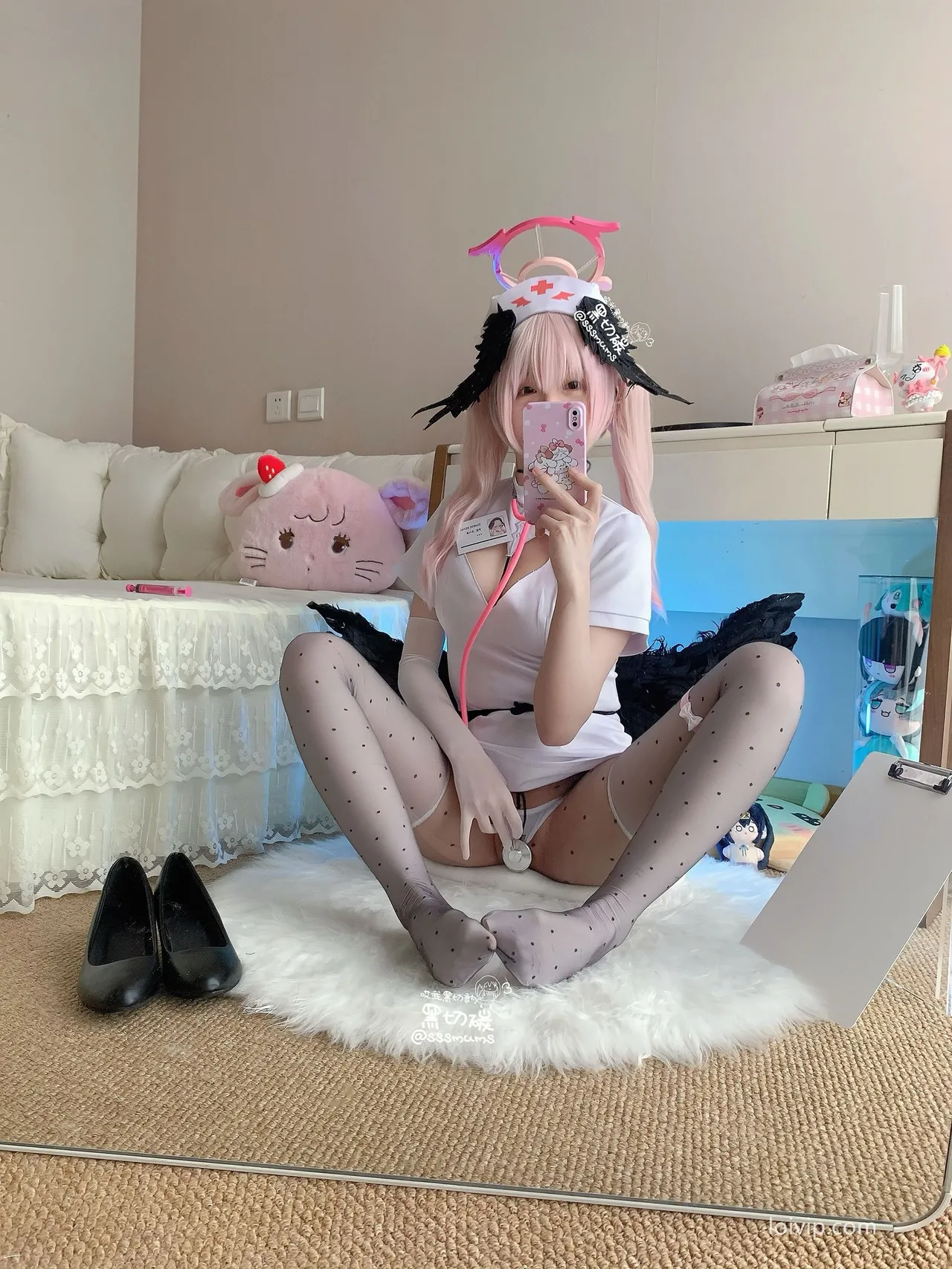 黑切碳 - 下江小春护士Cosplay-erohere9.webp