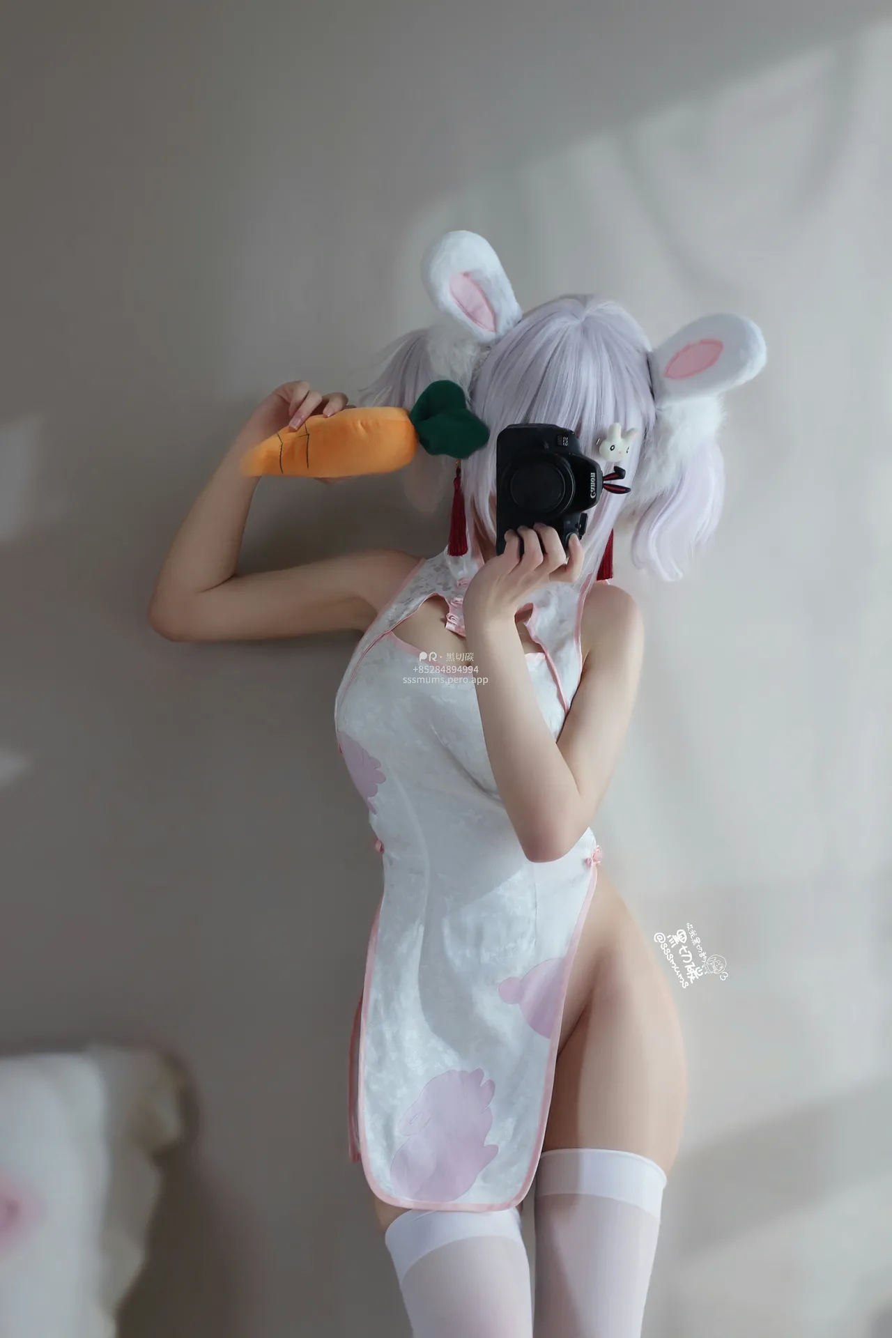 黑切碳(曲奇软fufu) - 拉菲兔兔旗袍-erohere15.webp