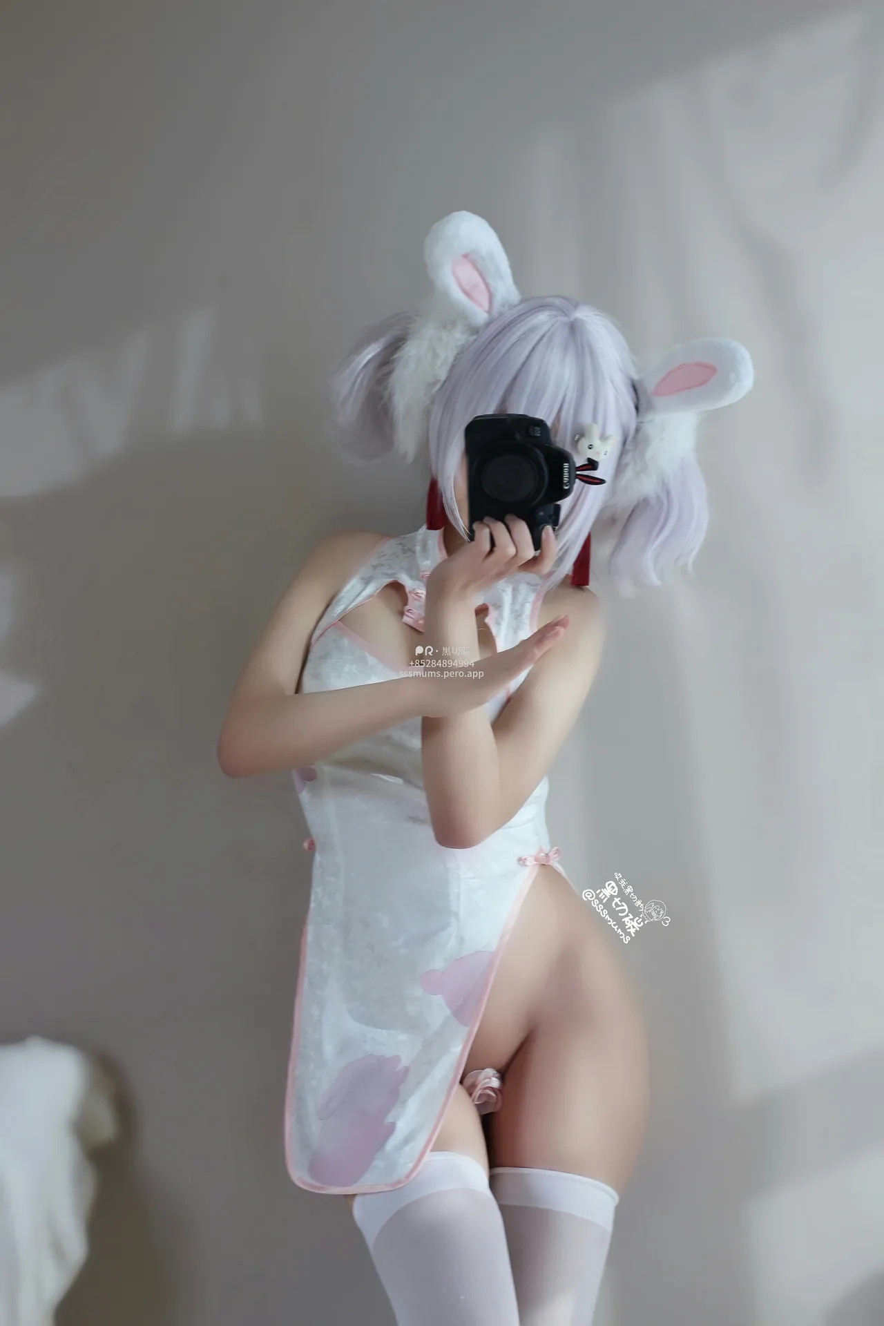 黑切碳(曲奇软fufu) - 拉菲兔兔旗袍-erohere19.webp