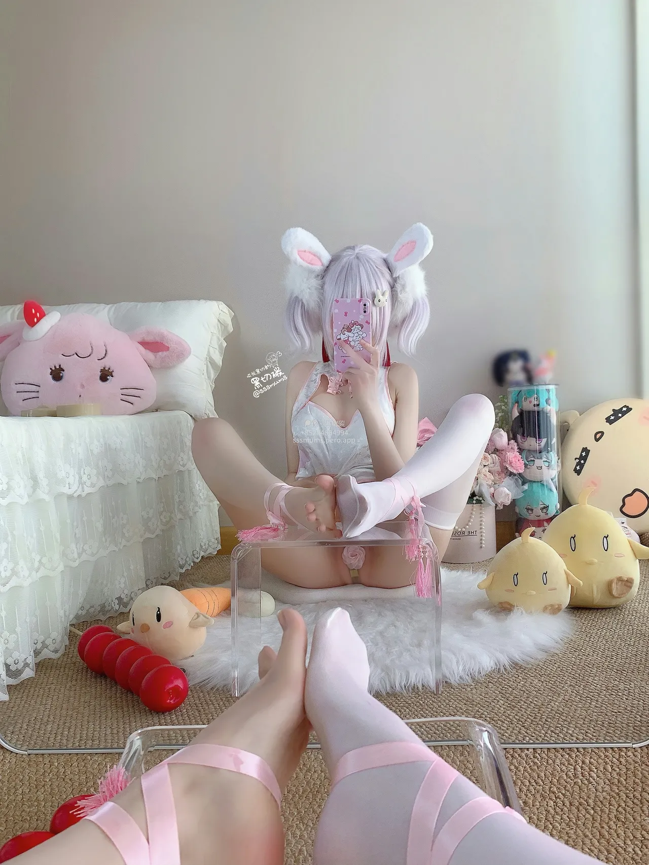 黑切碳(曲奇软fufu) - 拉菲兔兔旗袍-erohere30.webp