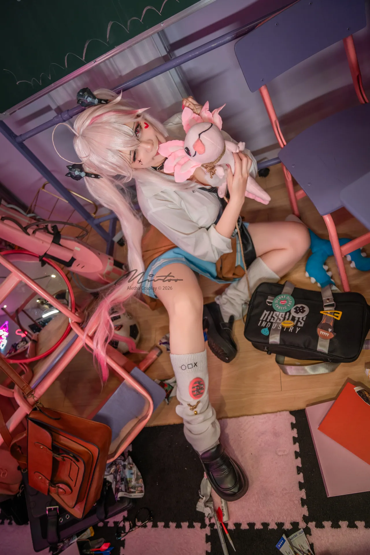 Aletha Cosplay - Jackal (Class Troublemaker)-erohere7.webp