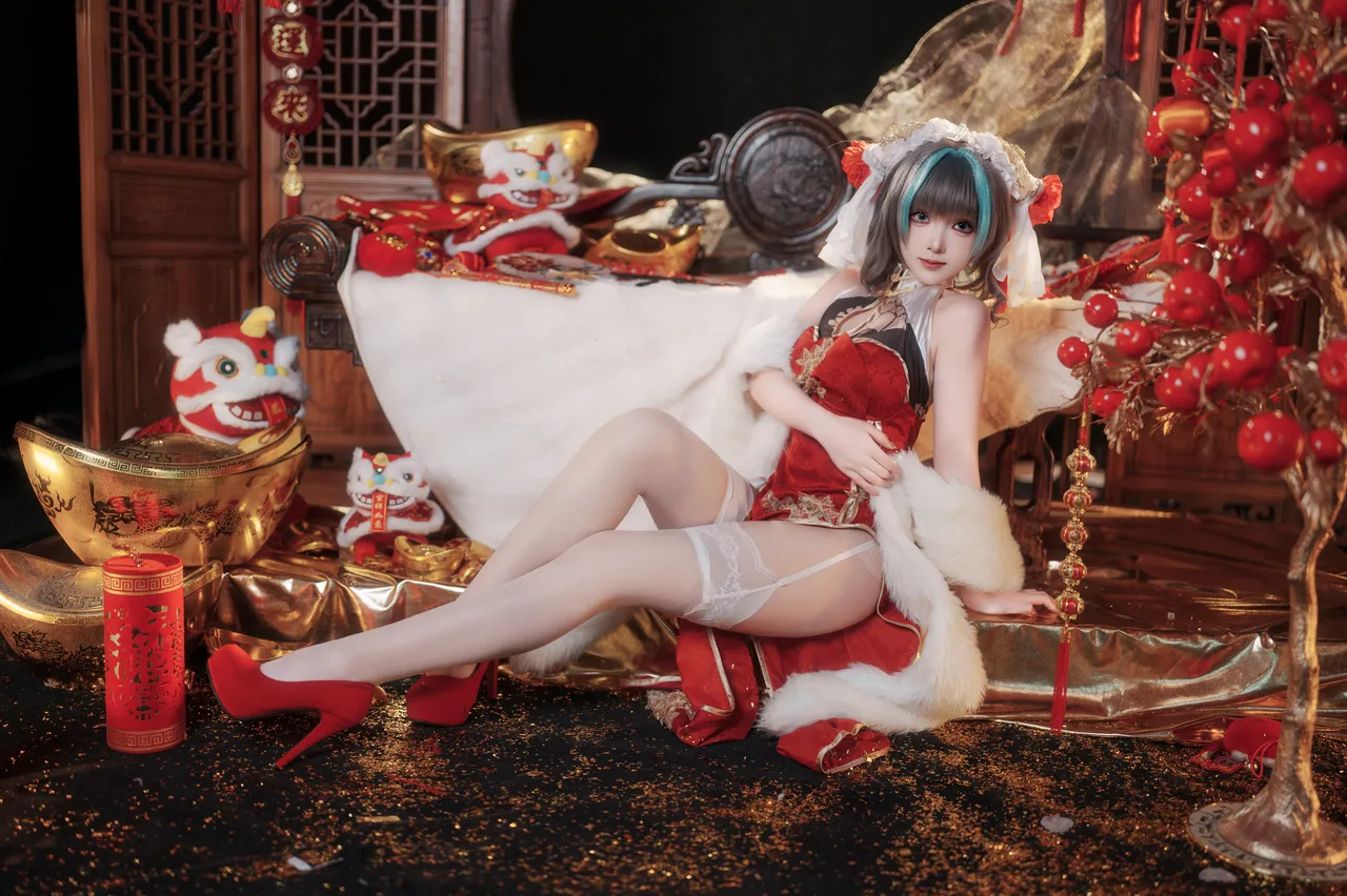 Bangni邦尼 - 碧蓝航线 柴郡 新春-erohere13.webp
