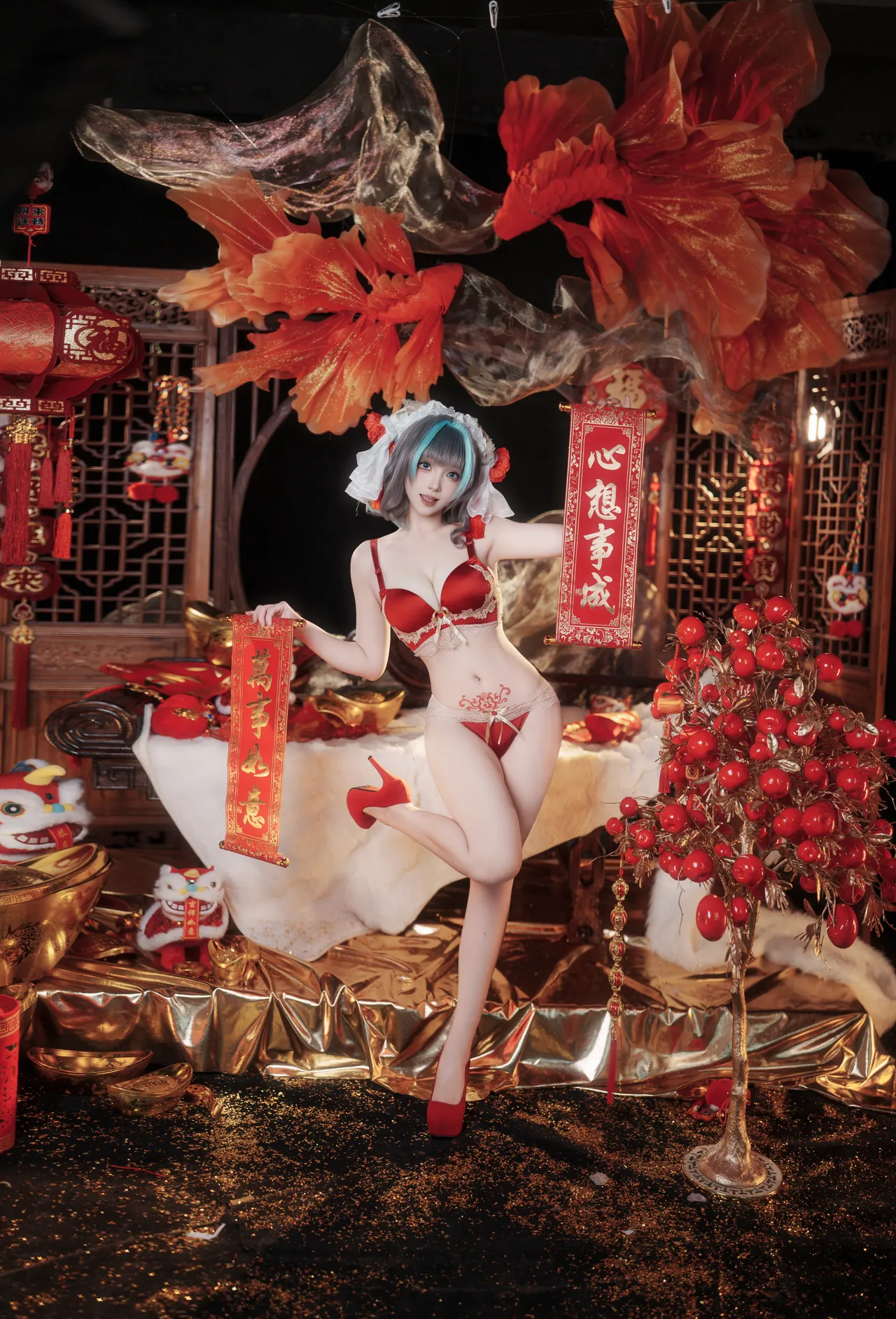 Bangni邦尼 - 碧蓝航线 柴郡 新春-erohere62.webp