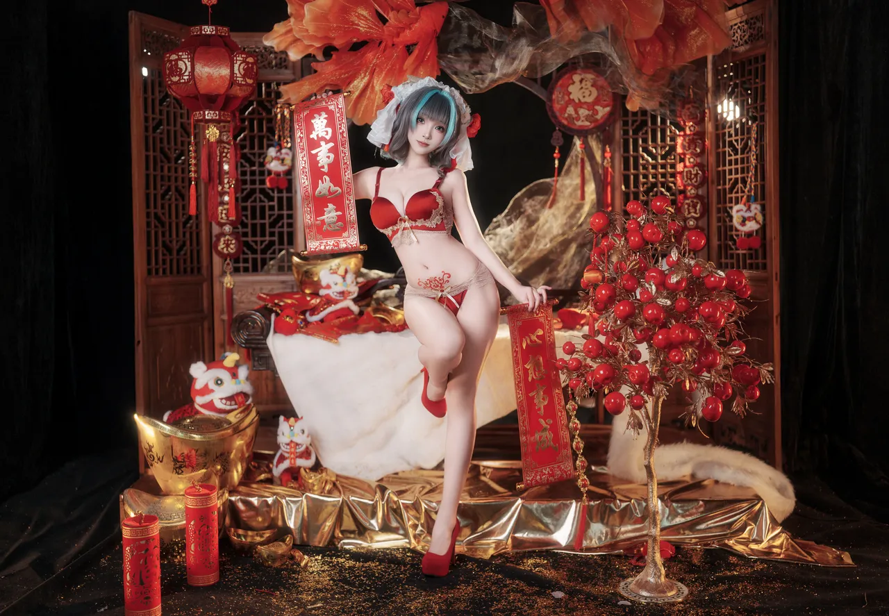 Bangni邦尼 - 碧蓝航线 柴郡 新春-erohere63.webp
