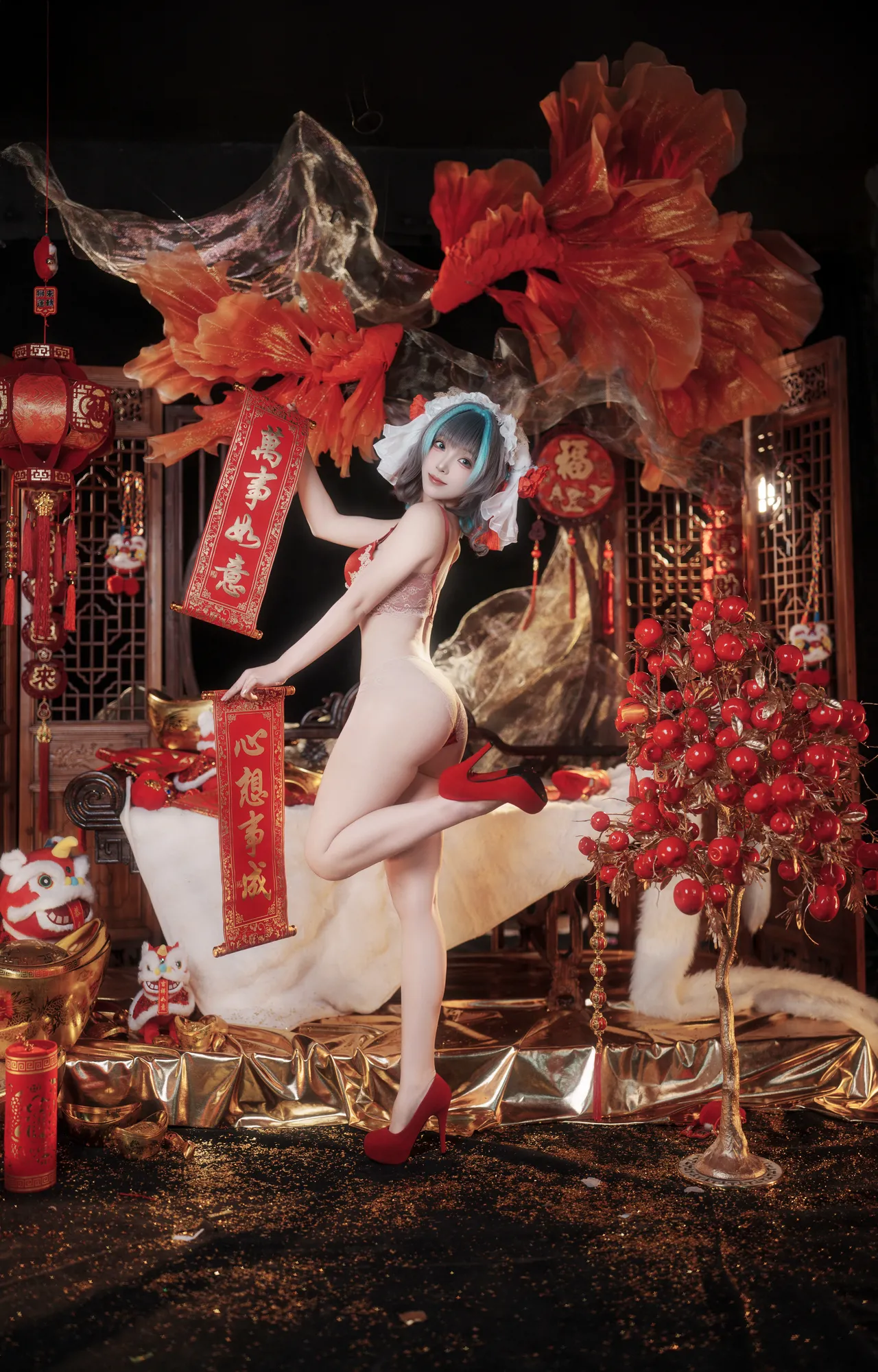 Bangni邦尼 - 碧蓝航线 柴郡 新春-erohere64.webp