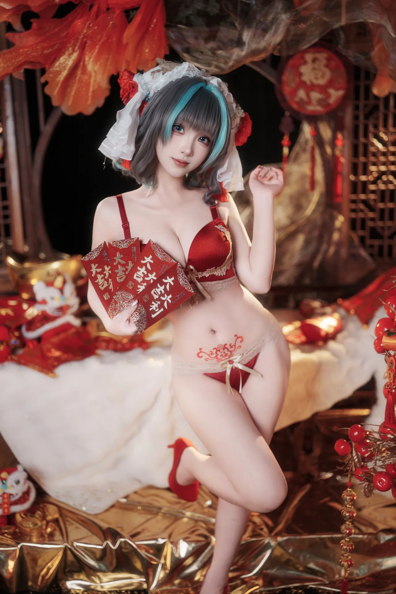 Bangni邦尼 - 碧蓝航线 柴郡 新春-erohere66.webp