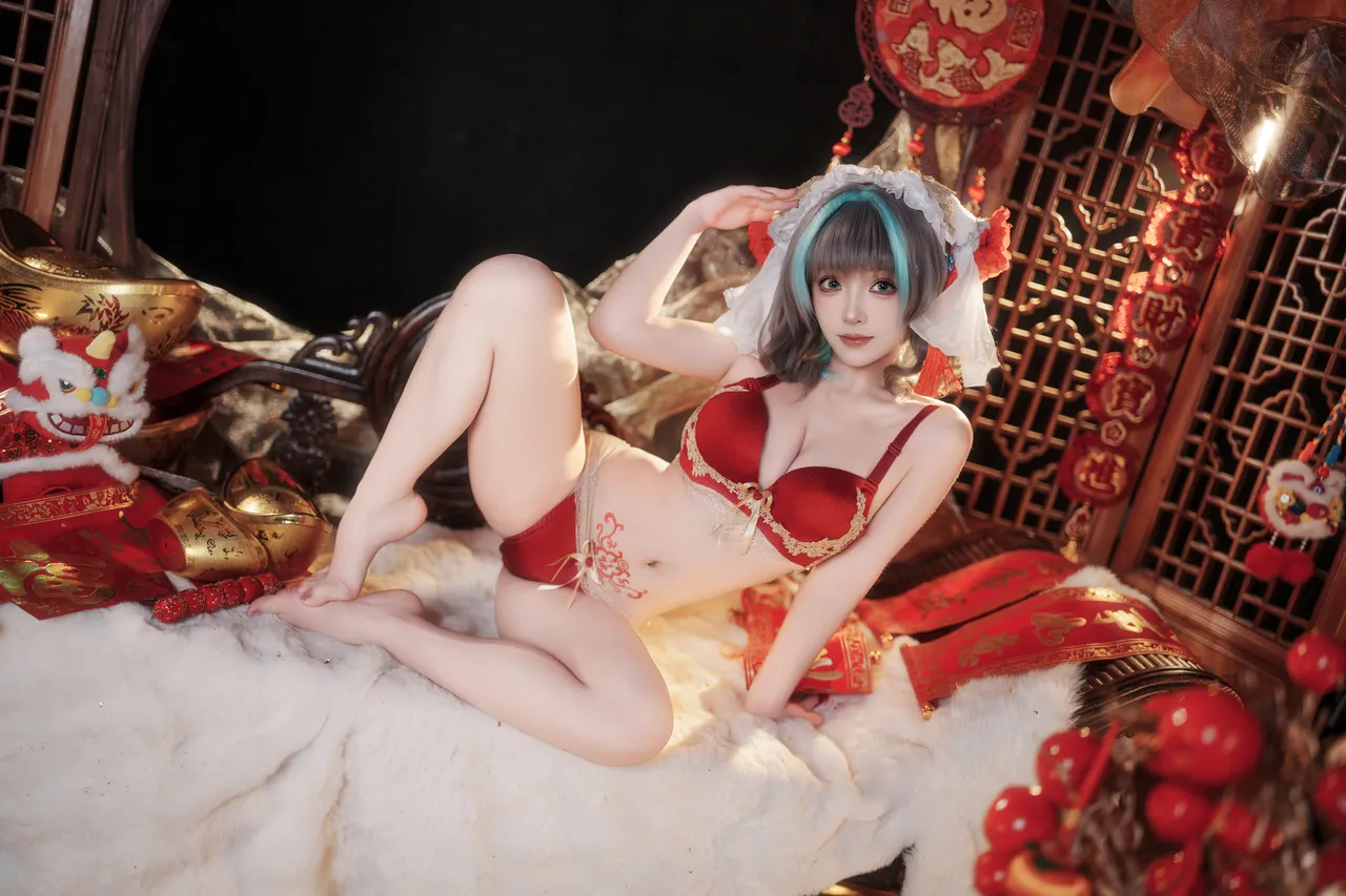 Bangni邦尼 - 碧蓝航线 柴郡 新春-erohere72.webp