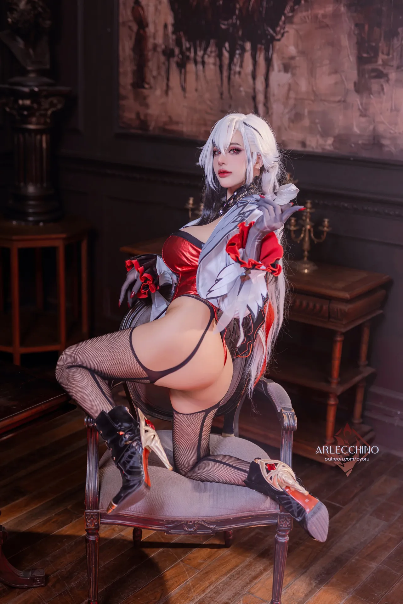 Byoru - Arlecchino Dress (Genshin Impact)-erohere5.webp