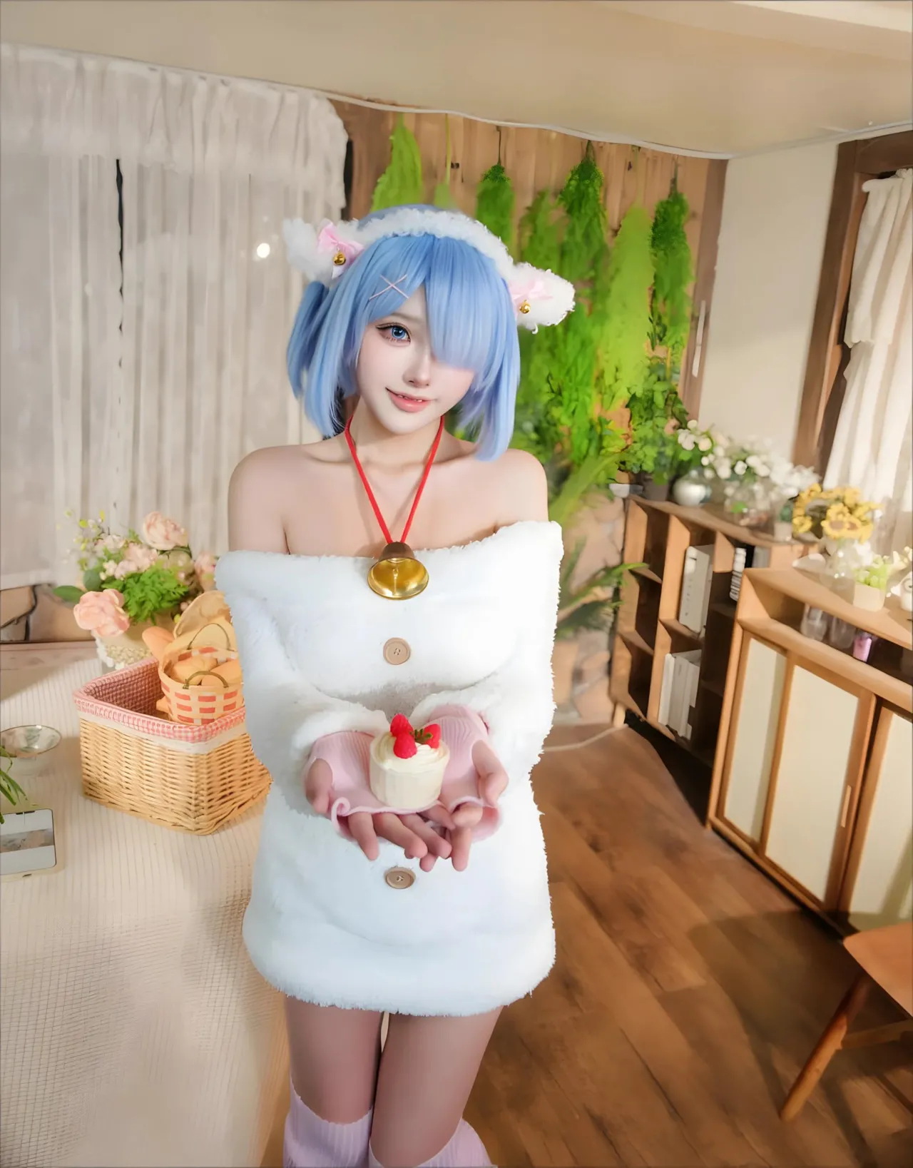 CatDemon喵崽 - 雷姆 等待主人归来的小羊-erohere24.webp