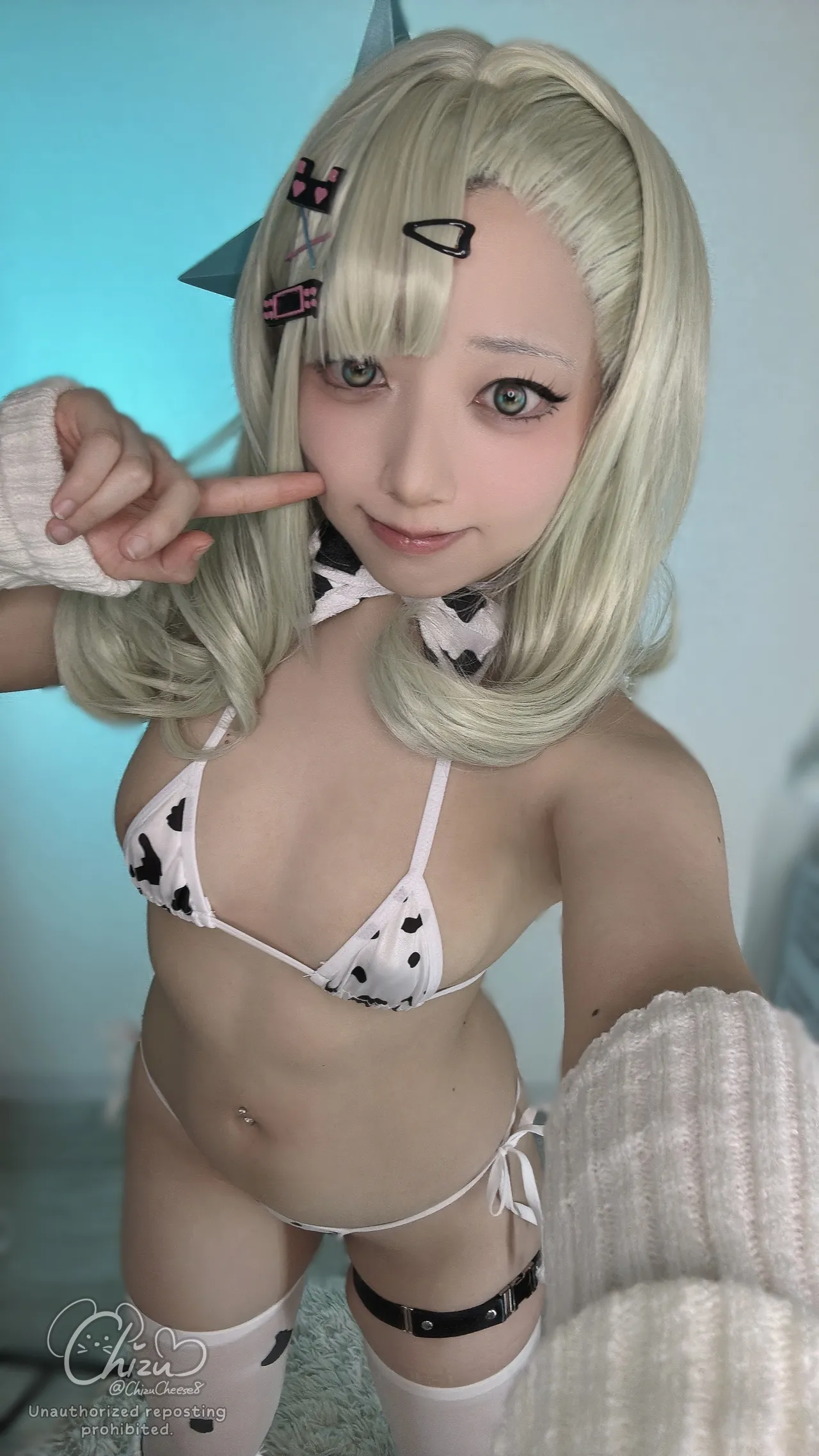 Chizu(ちず) ChizuCheese8 Sunna Swimsuit-erohere14.webp