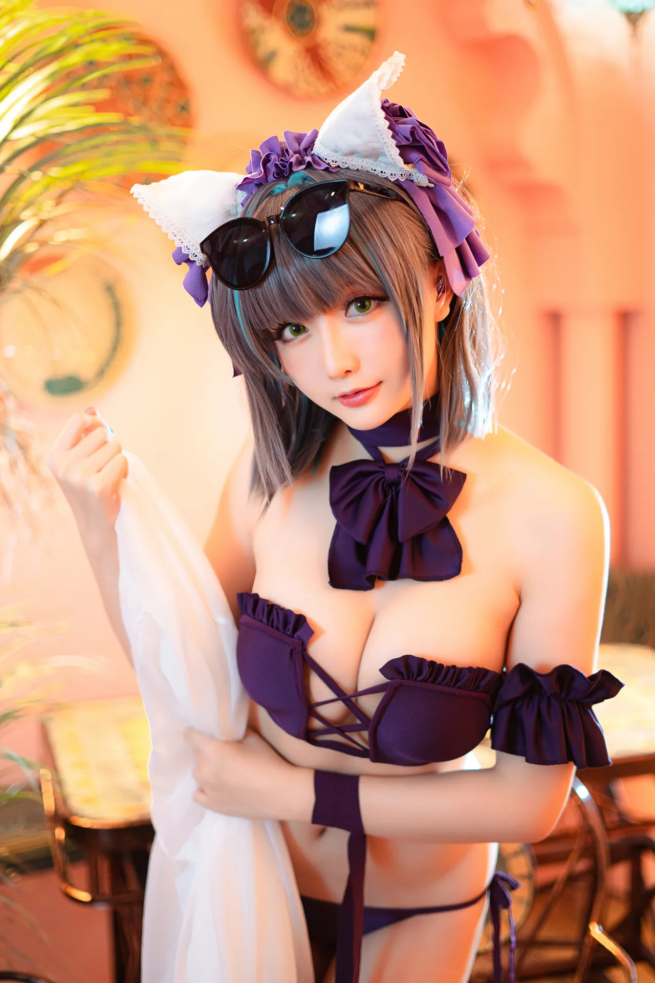 Coser@星之迟迟Hoshilily - 柴郡泳装-erohere3.webp