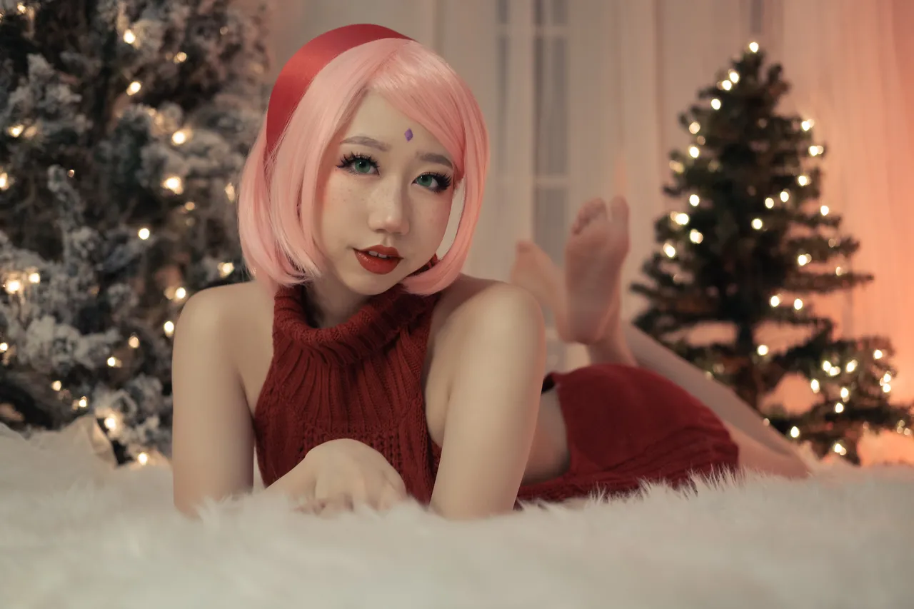 Danisaurz - Sakura Christmas Virgin Killer Sweater-erohere26.webp