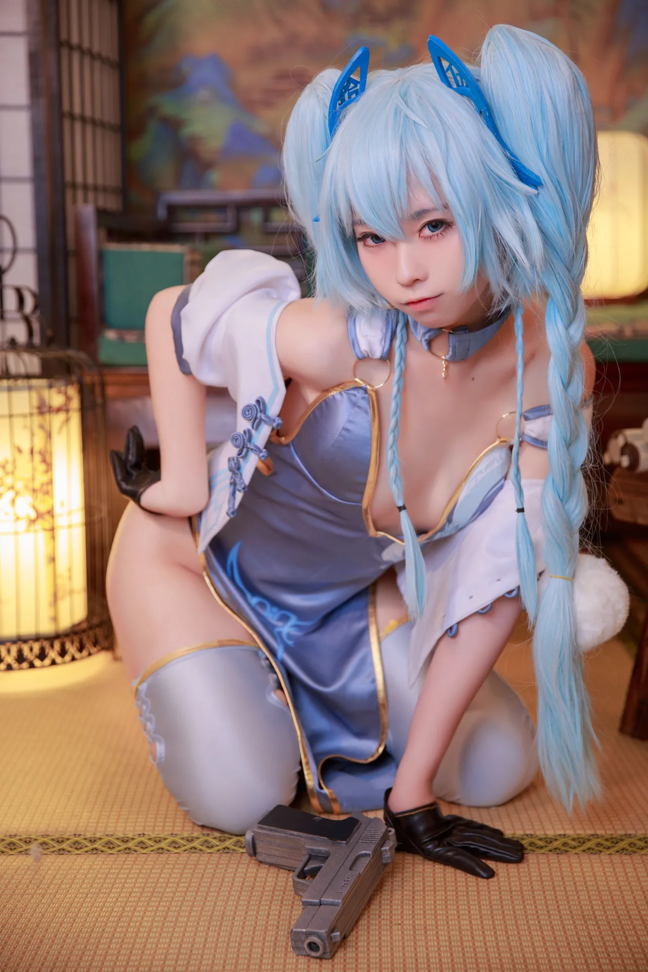 G44不会受伤PA-15翠雀媚旗袍-erohere20.webp
