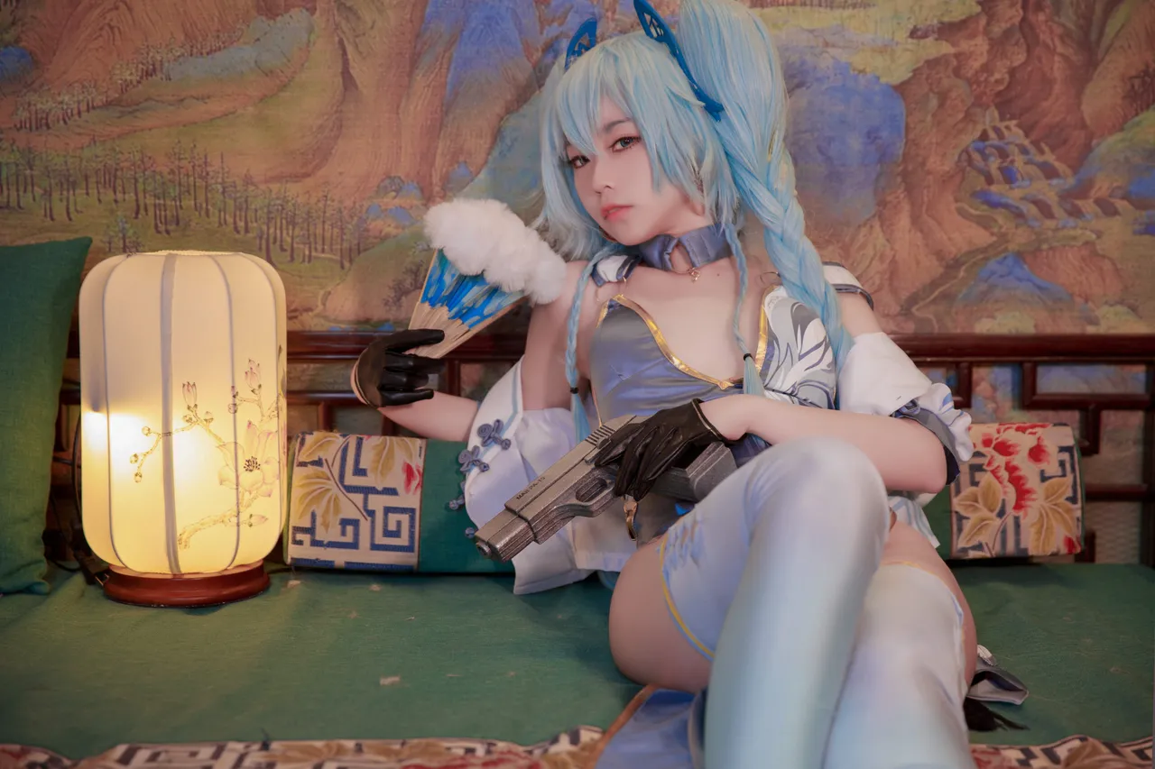 G44不会受伤PA-15翠雀媚旗袍-erohere7.webp