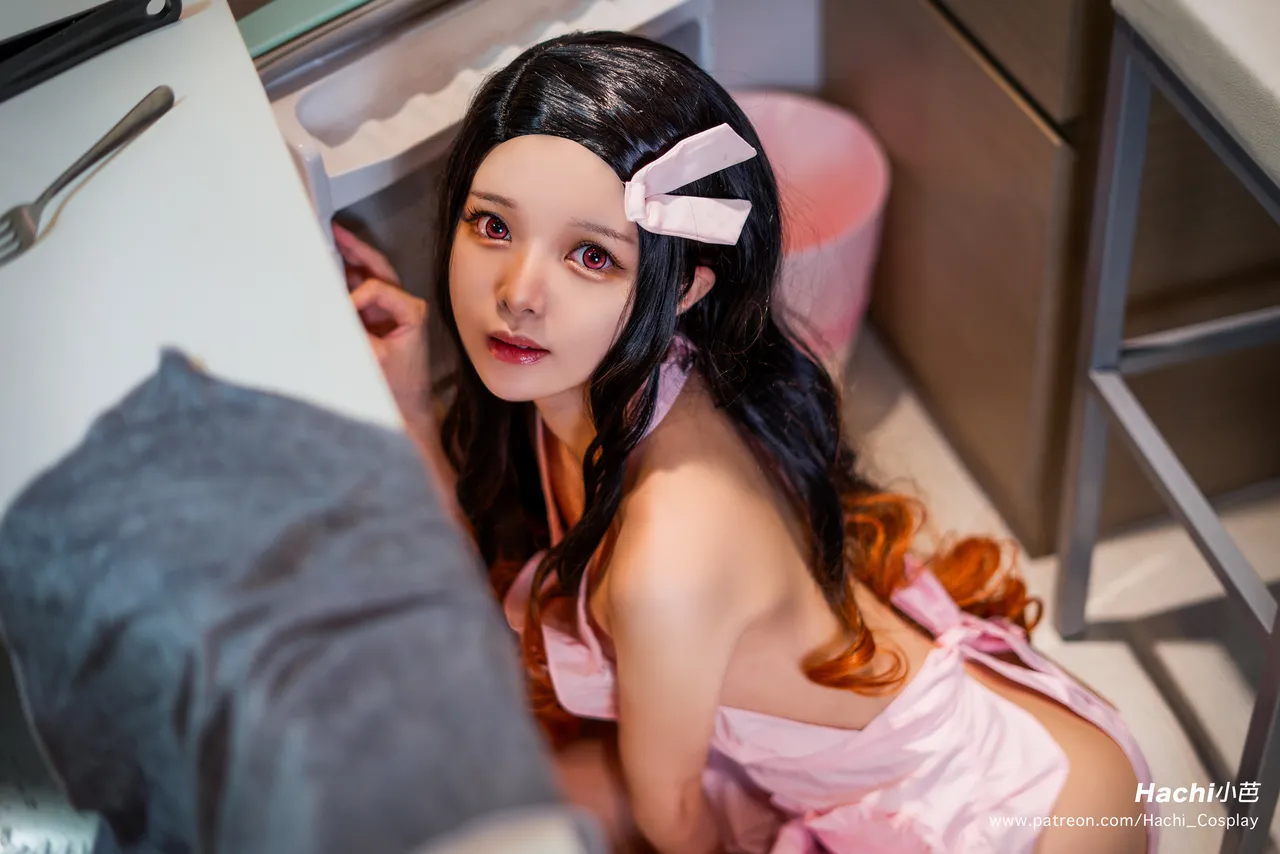 Hachi_小芭 - Nezuko Apron-erohere6.webp