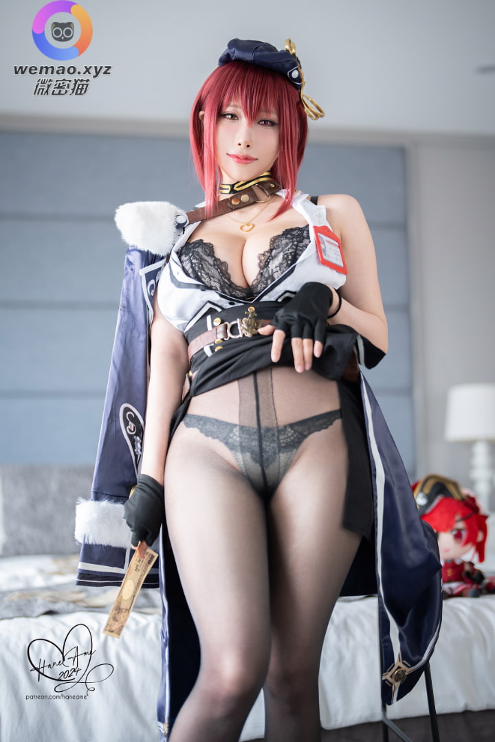 HaneAme雨波 Hololive 船長OL erohere08.jpg