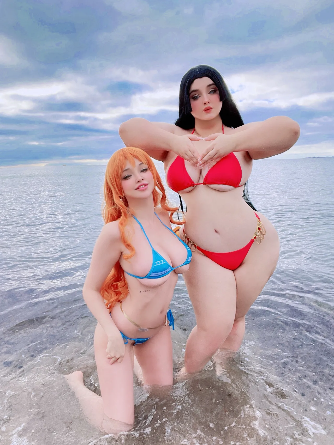 Hidori Rose &amp; Bunniemommy - Nami &amp; Boa Hancock-erohere8.webp