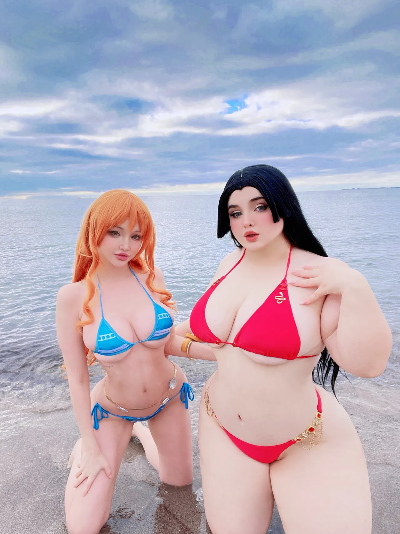 Hidori Rose &amp; Bunniemommy - Nami &amp; Boa Hancock-erohere9.webp