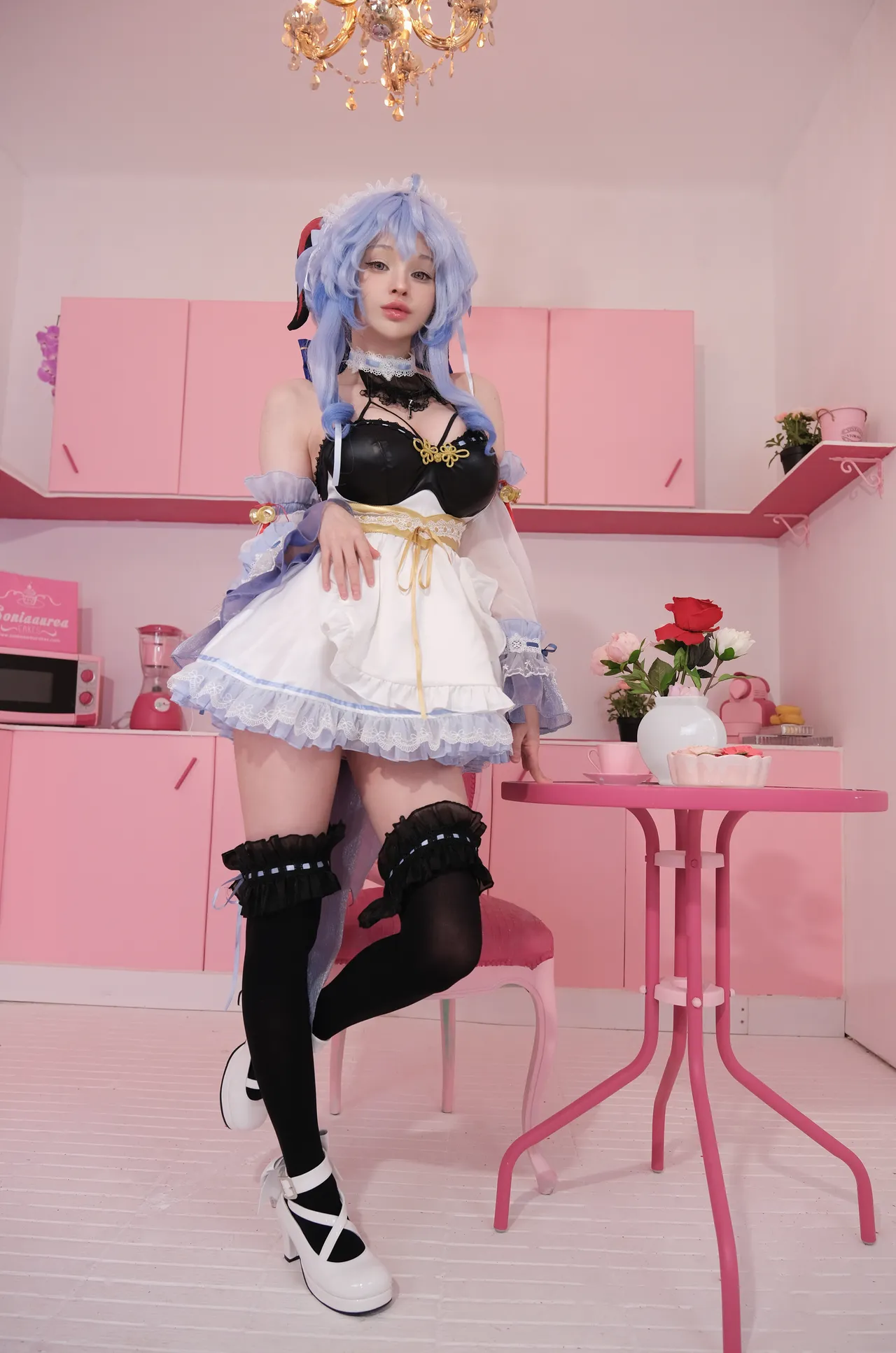 Hidori Rose - Ganyu Maid-erohere11.webp