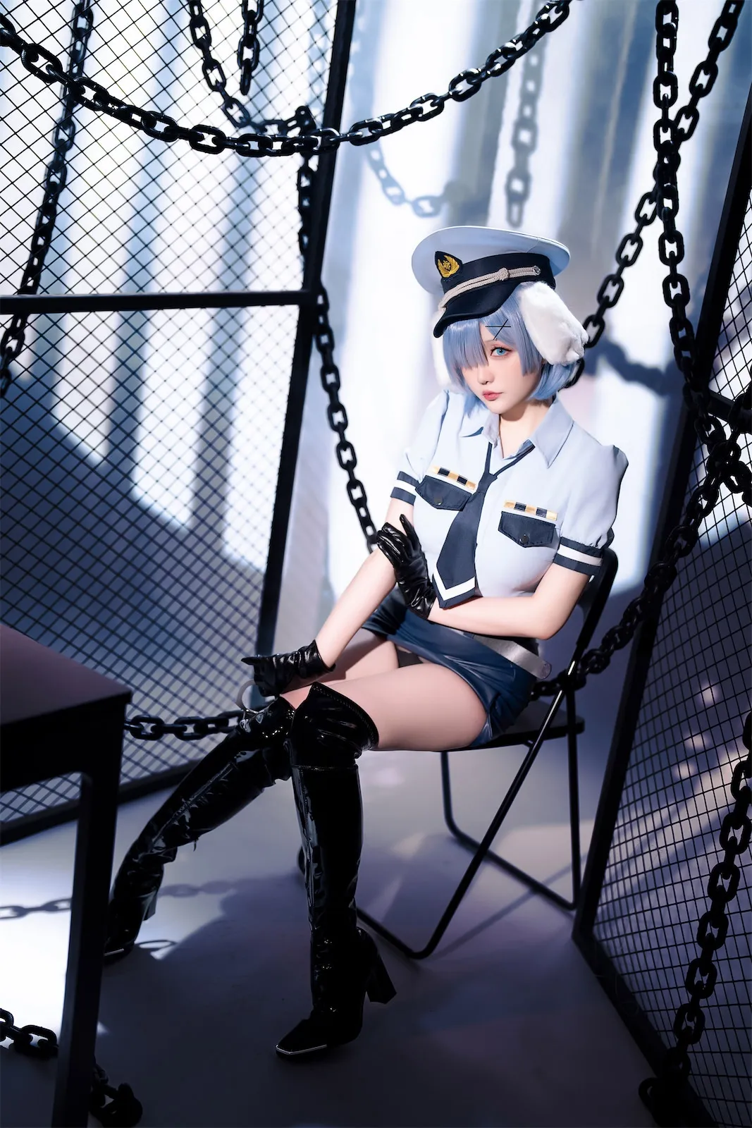 Hoshilily (星之迟迟) Rem Dog-Eared Police Officer - ReZero-erohere15.webp