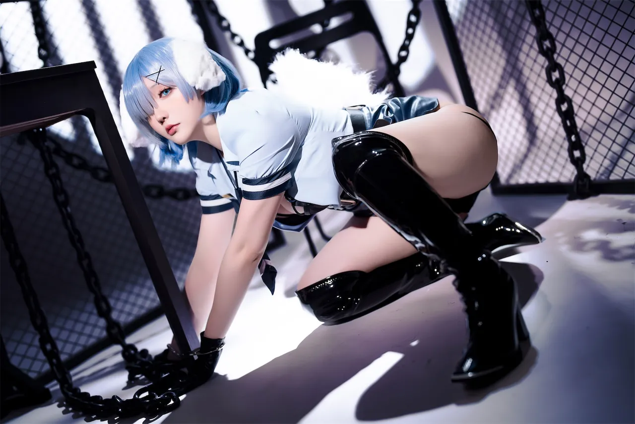 Hoshilily (星之迟迟) Rem Dog-Eared Police Officer - ReZero-erohere5.webp