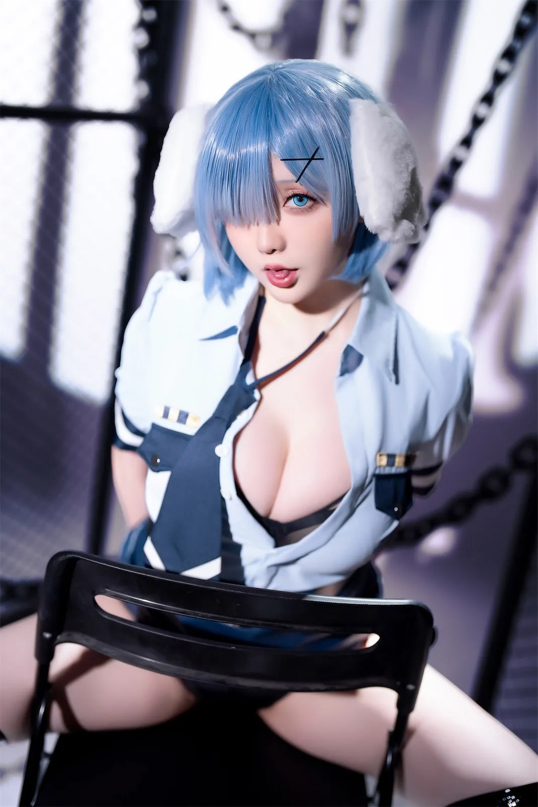 Hoshilily (星之迟迟) Rem Dog-Eared Police Officer - ReZero-erohere58.webp
