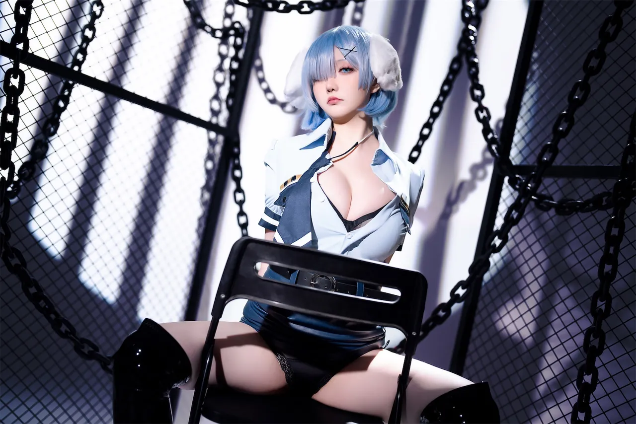 Hoshilily (星之迟迟) Rem Dog-Eared Police Officer - ReZero-erohere59.webp
