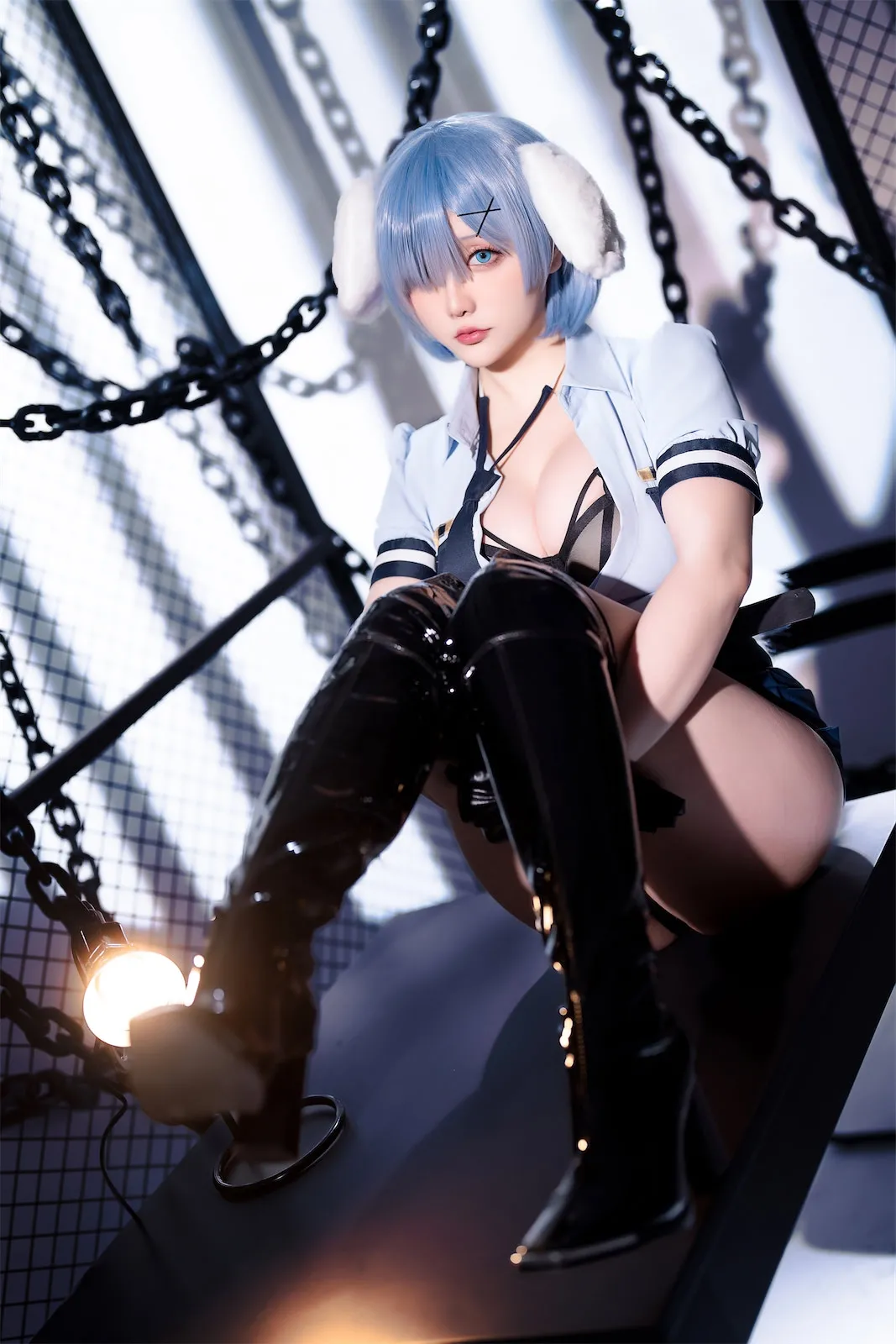Hoshilily (星之迟迟) Rem Dog-Eared Police Officer - ReZero-erohere9.webp