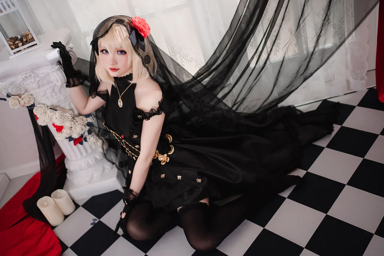 Hoshilily 这很迟迟 Valentine Scathacha (FGO) + Z23 (azurlane)-erohere2.webp