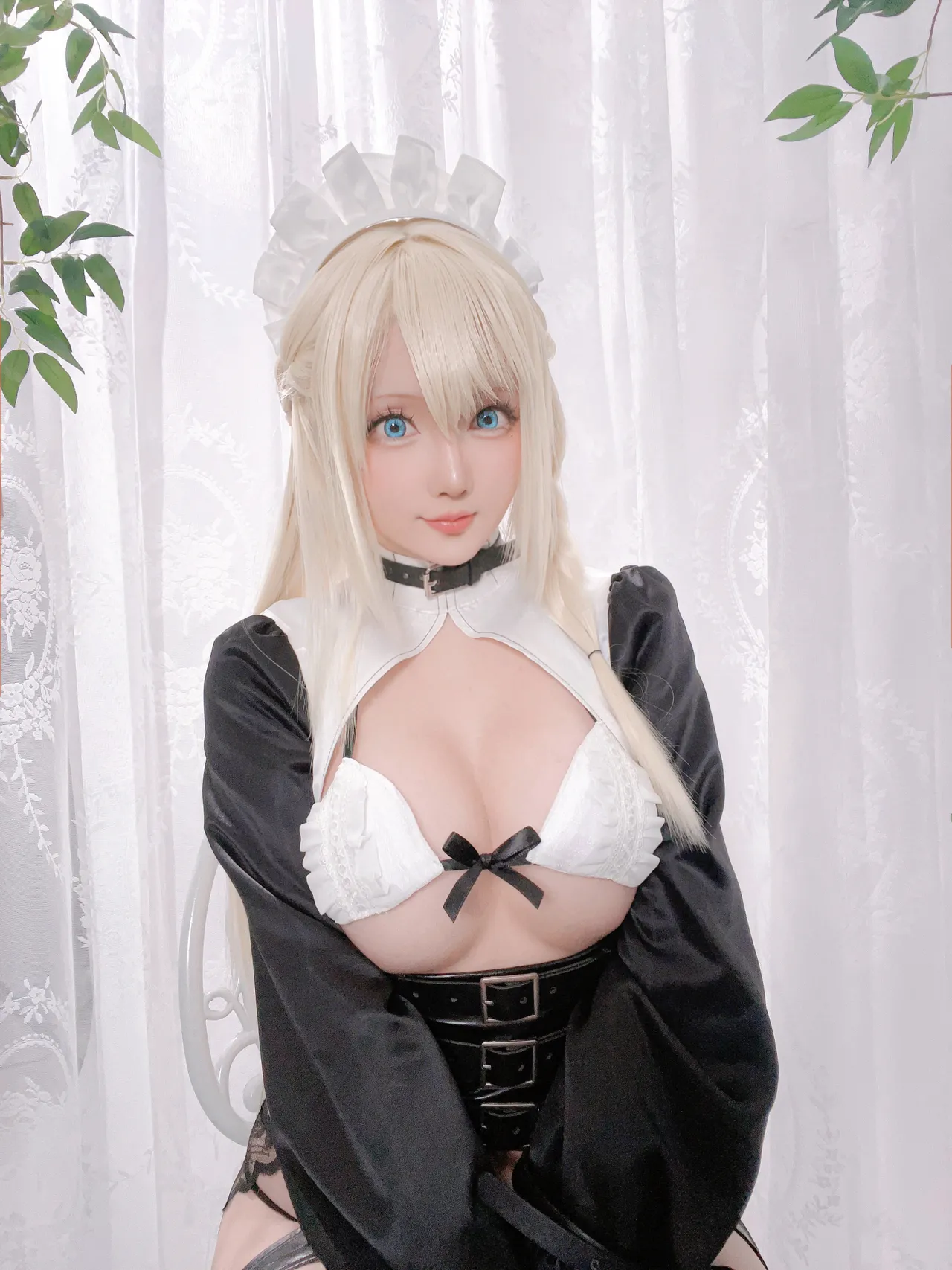 Hoshilily - 碧蓝航线 可畏 Azure Lane Sexy Maid-erohere64.webp