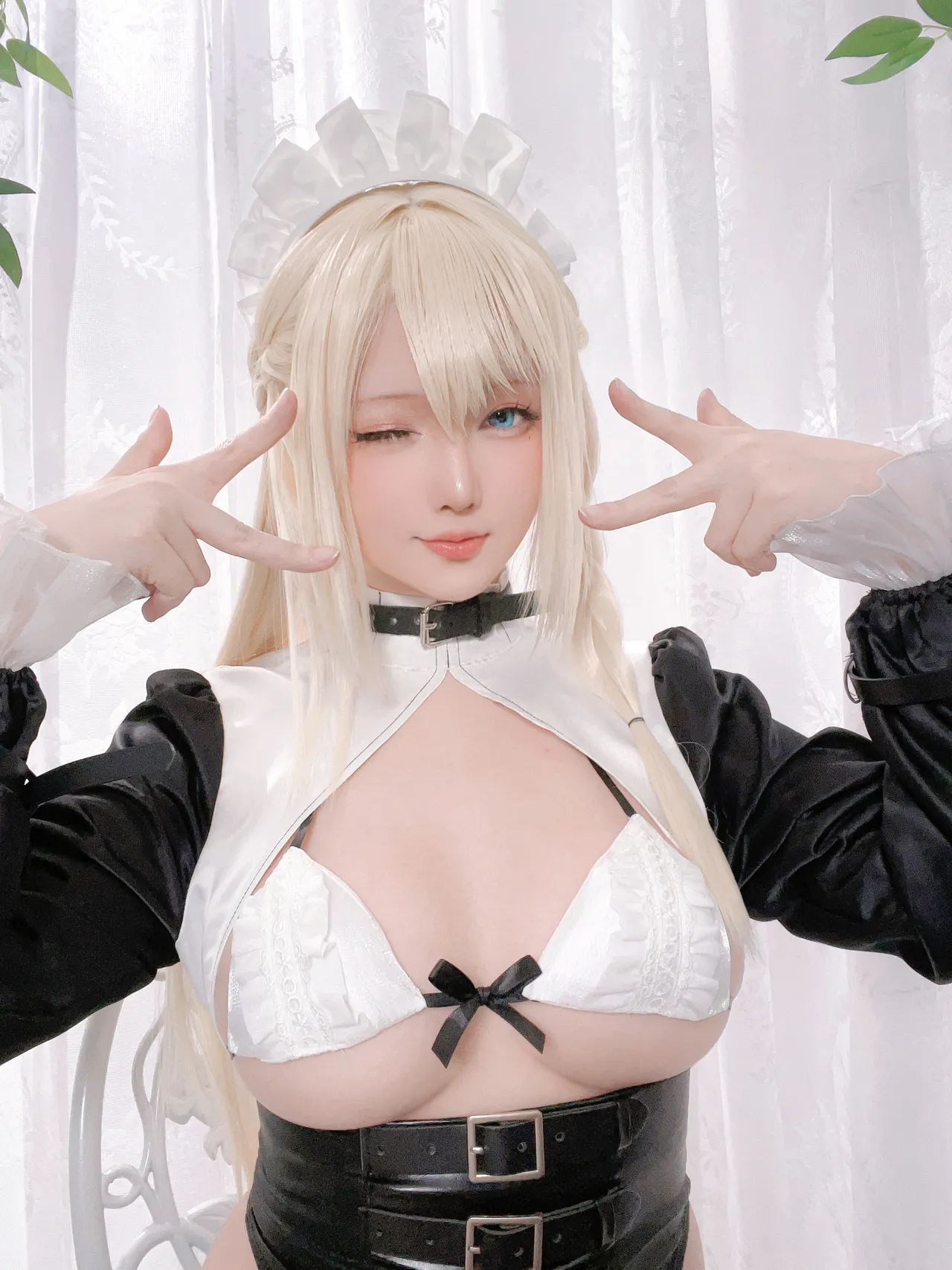 Hoshilily - 碧蓝航线 可畏 Azure Lane Sexy Maid-erohere65.webp