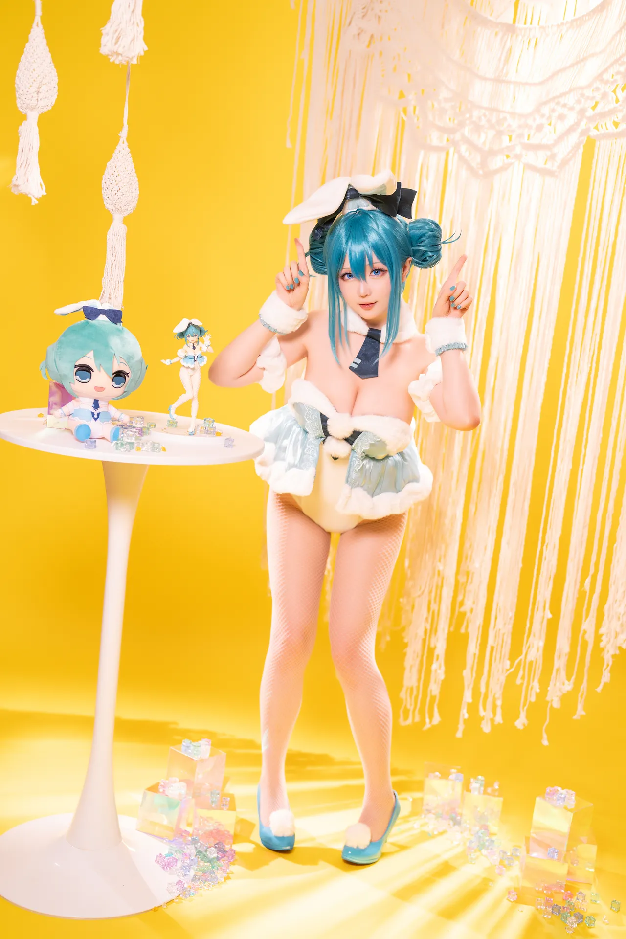 Hoshilily September 2023 Plan A - Hatsune Miku BiCute Bunnies (White Bunny Version)-erohere2.webp