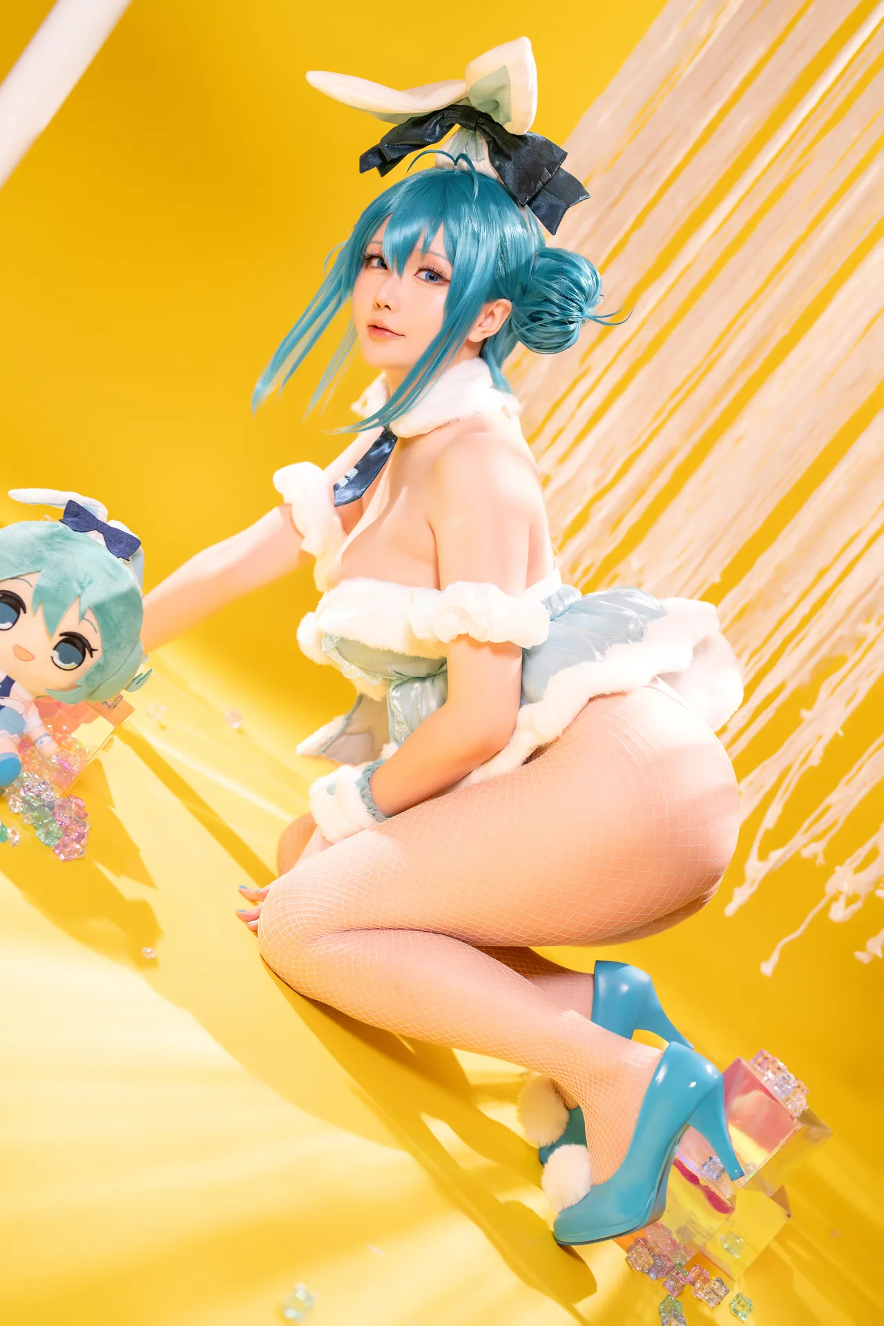 Hoshilily September 2023 Plan A - Hatsune Miku BiCute Bunnies (White Bunny Version)-erohere38.webp