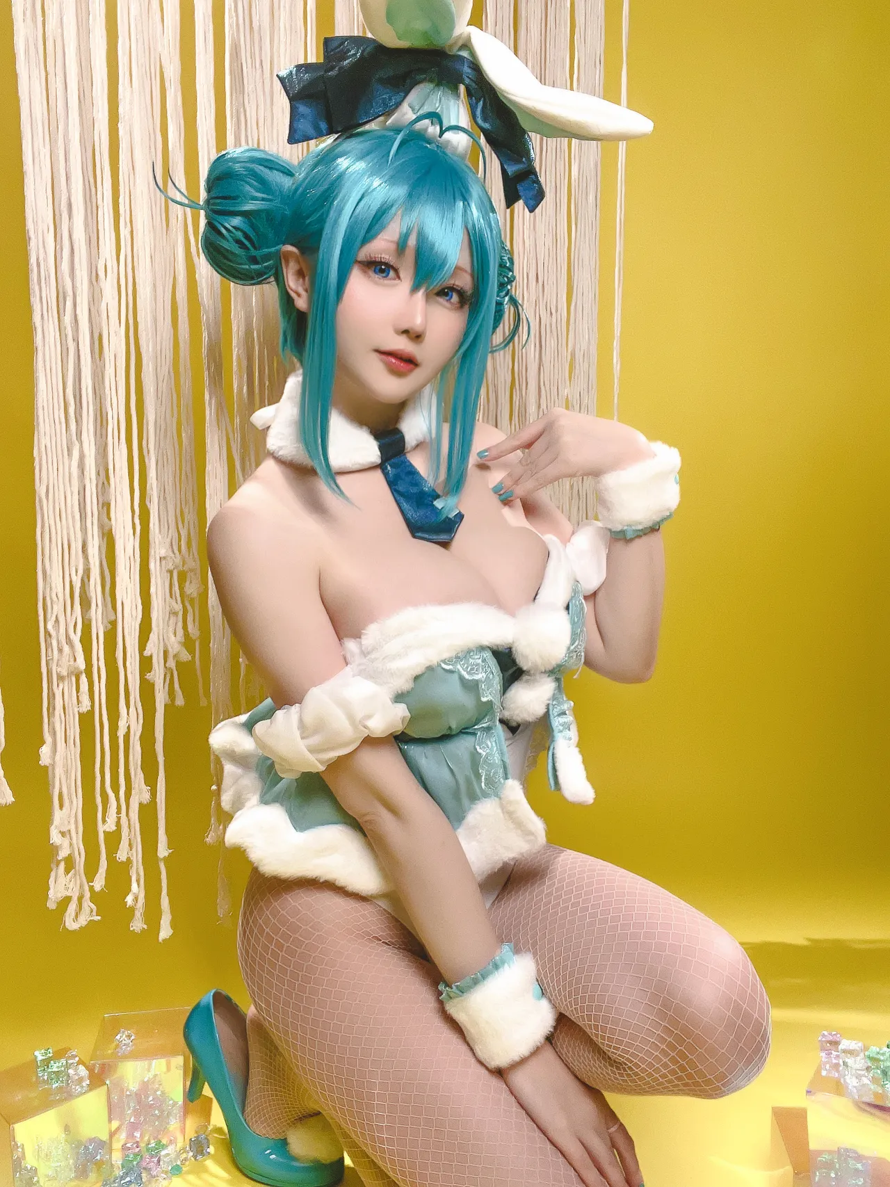Hoshilily September 2023 Plan A - Hatsune Miku BiCute Bunnies (White Bunny Version)-erohere62.webp
