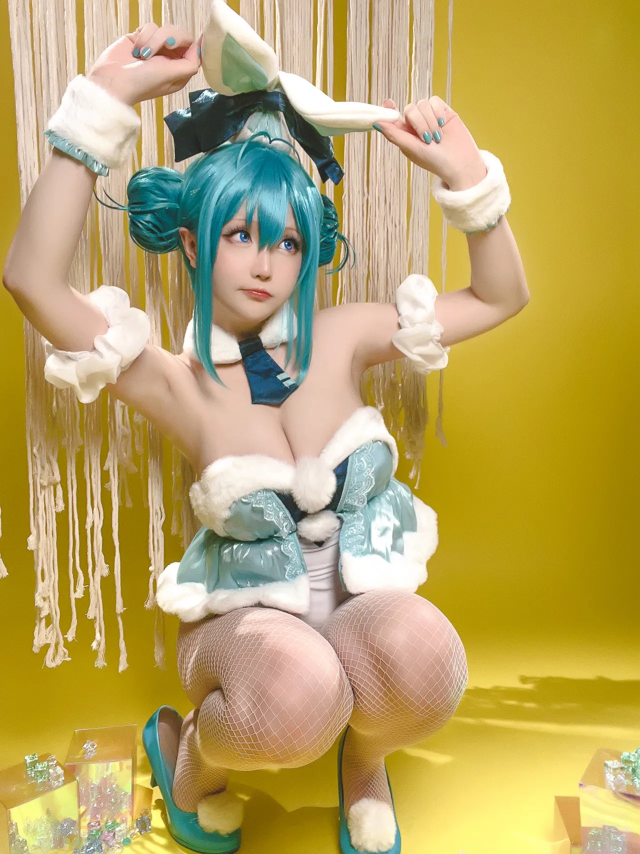 Hoshilily September 2023 Plan A - Hatsune Miku BiCute Bunnies (White Bunny Version)-erohere63.webp
