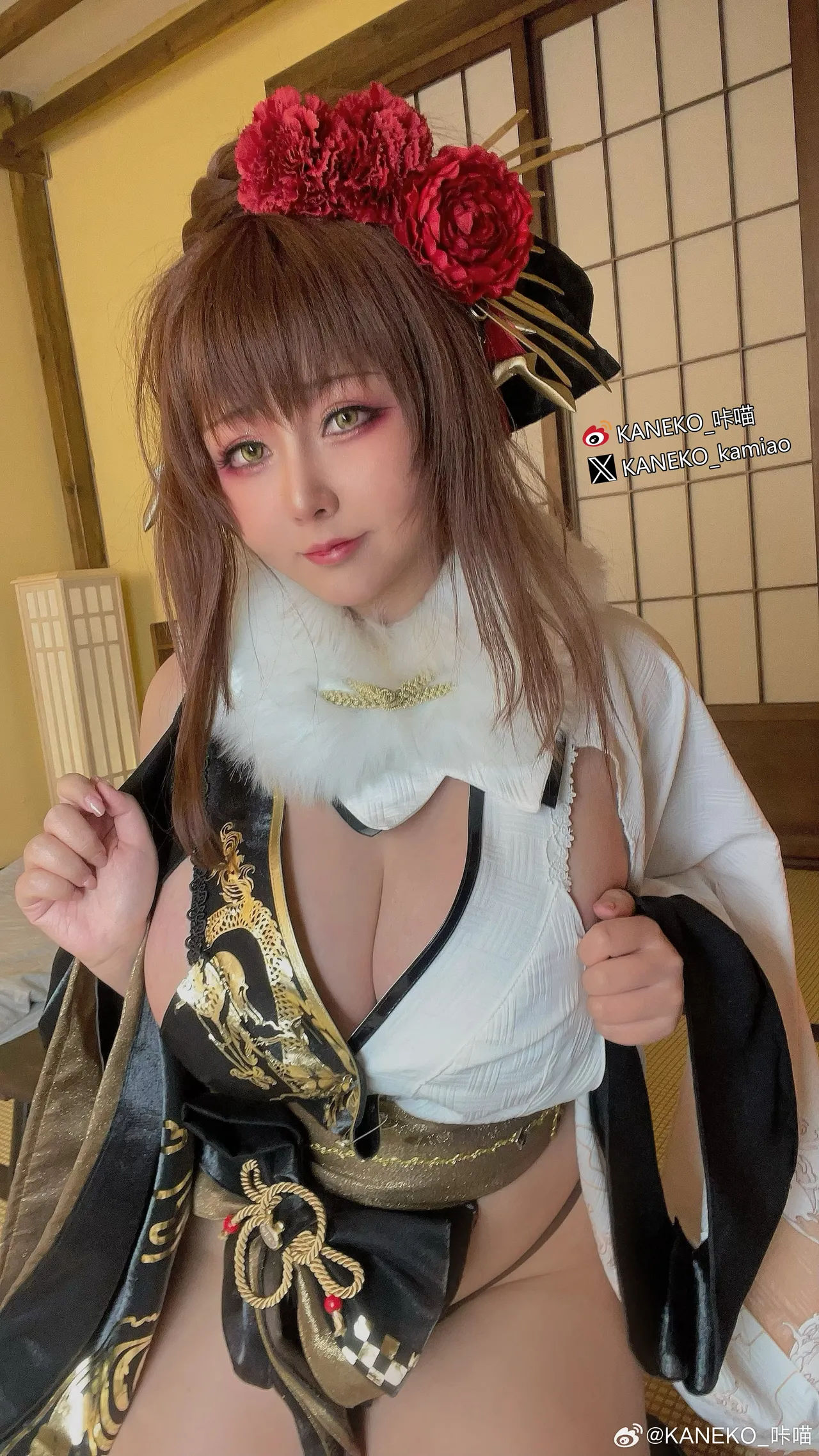 KANEKO_咔喵 &amp; Rioko - 黑白兔-erohere11.webp