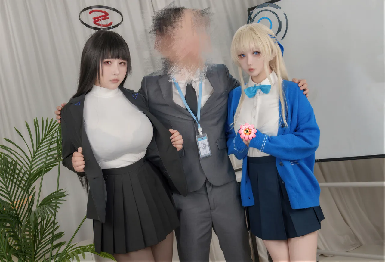 KANEKO_咔喵 & Rioko凉凉子 - 双人蔚蓝档案-erohere43.webp