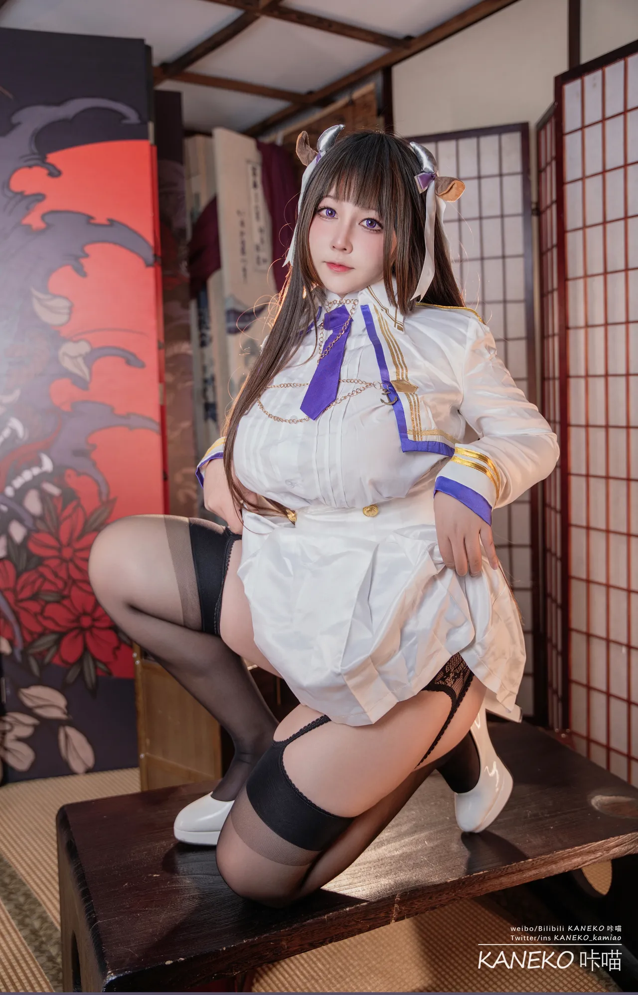 KANEKO_咔喵 - 碧蓝航线 樫野 常服+泳装-erohere4.webp