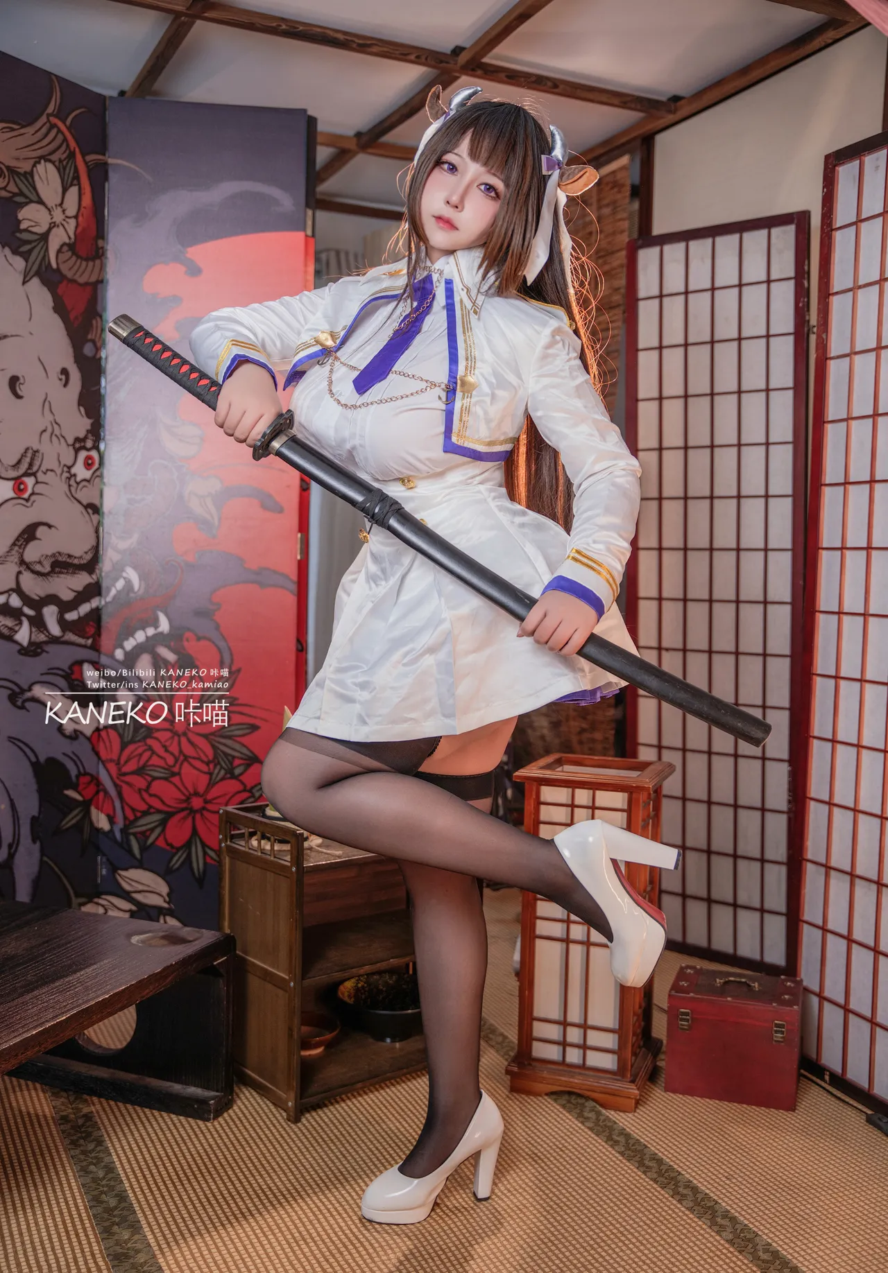 KANEKO_咔喵 - 碧蓝航线 樫野 常服+泳装-erohere6.webp