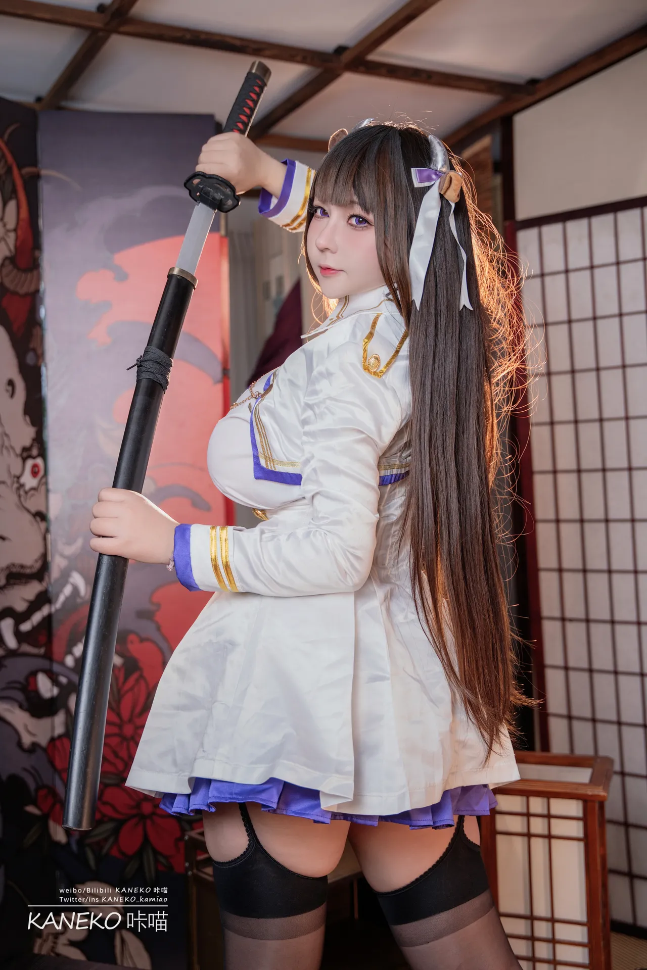 KANEKO_咔喵 - 碧蓝航线 樫野 常服+泳装-erohere7.webp