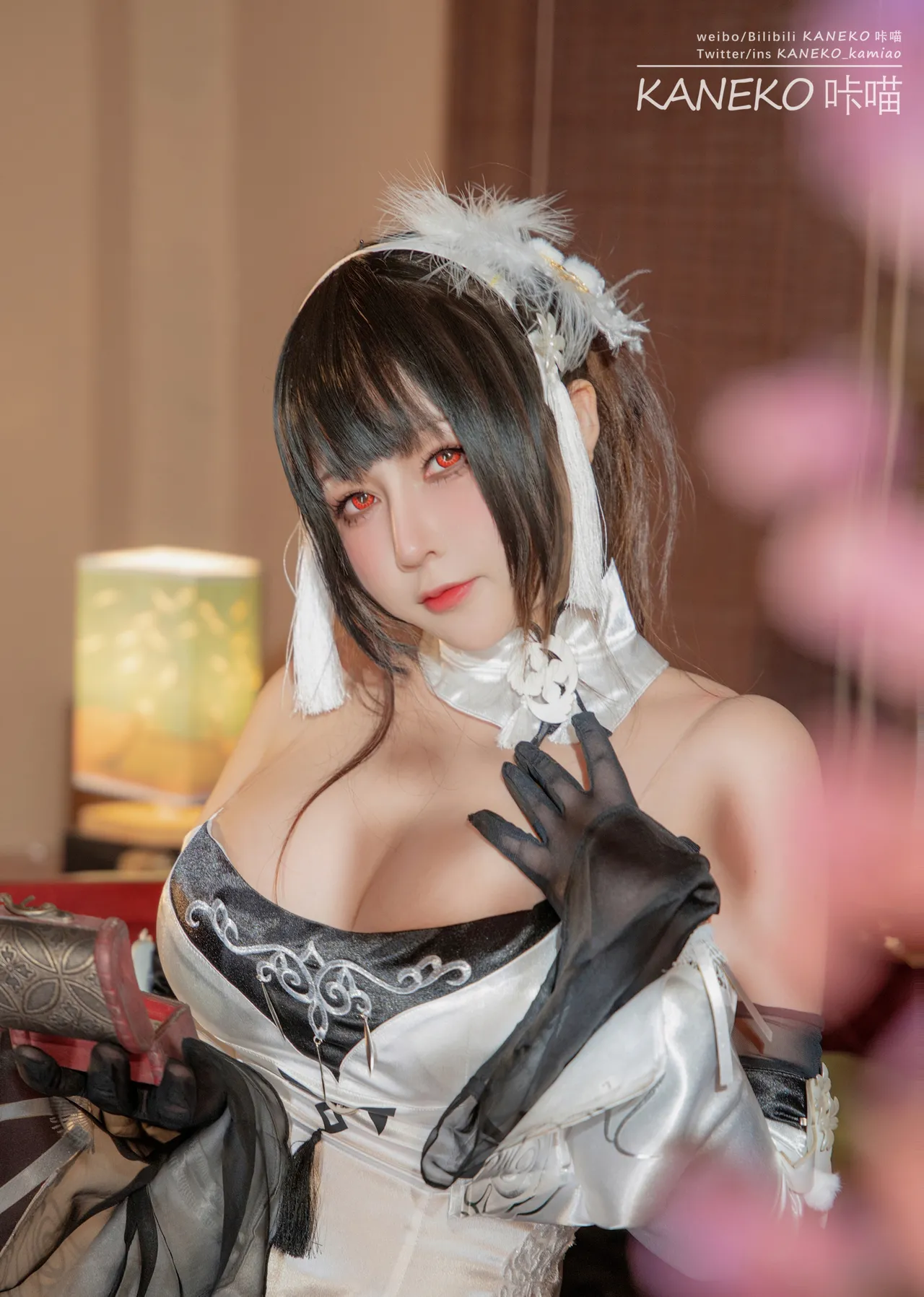 KANEKO_咔喵 - 碧蓝航线 镇海 白旗袍-erohere10.webp