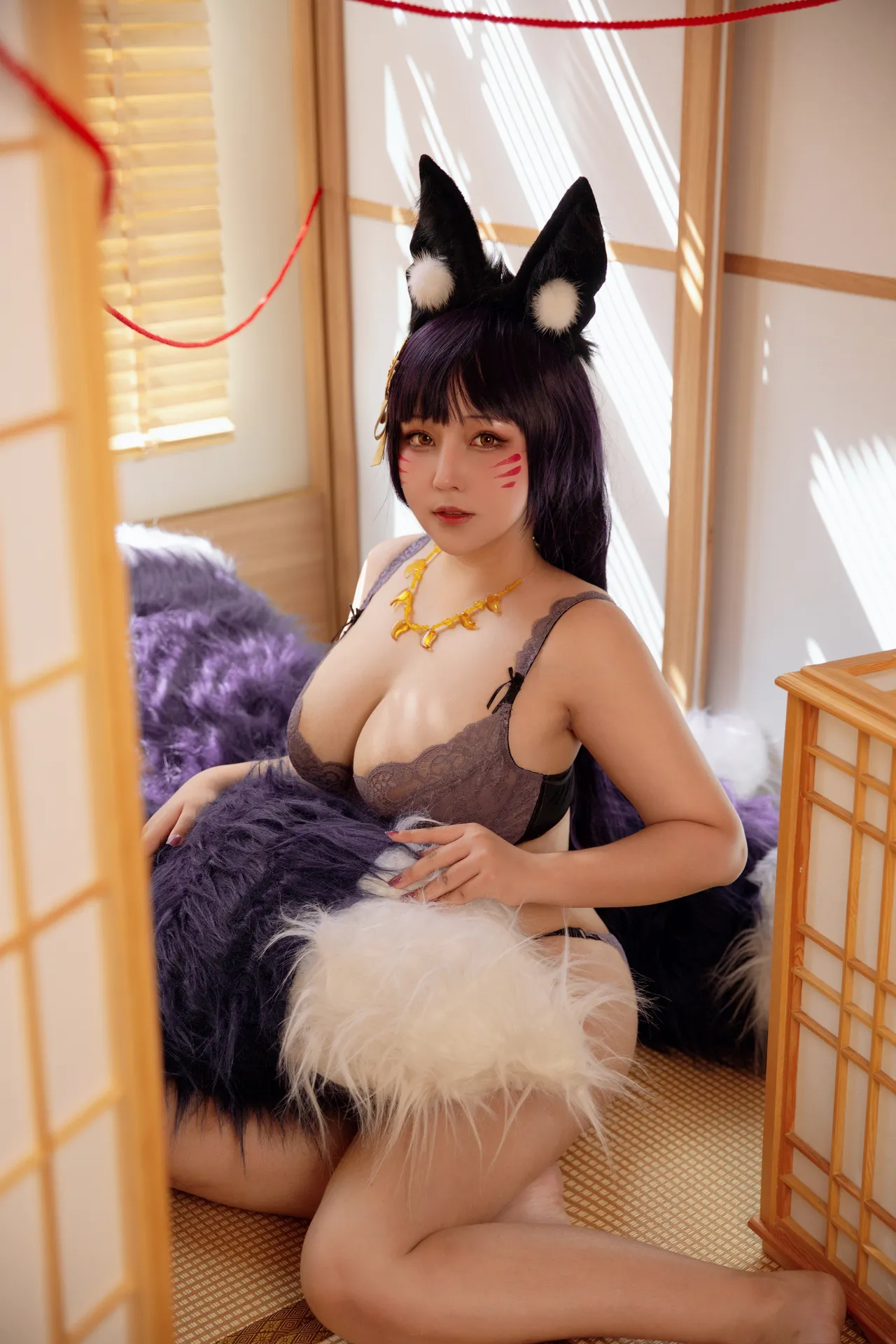 Kaneko咔喵 - Musashi Lingerie Azur Lane — Photo 3