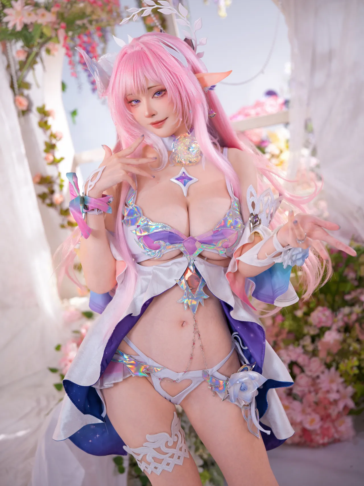 【EX Machi Cosplay】キュレネ 水着❤️Swimsuit Cyrene ❤️-erohere10.webp