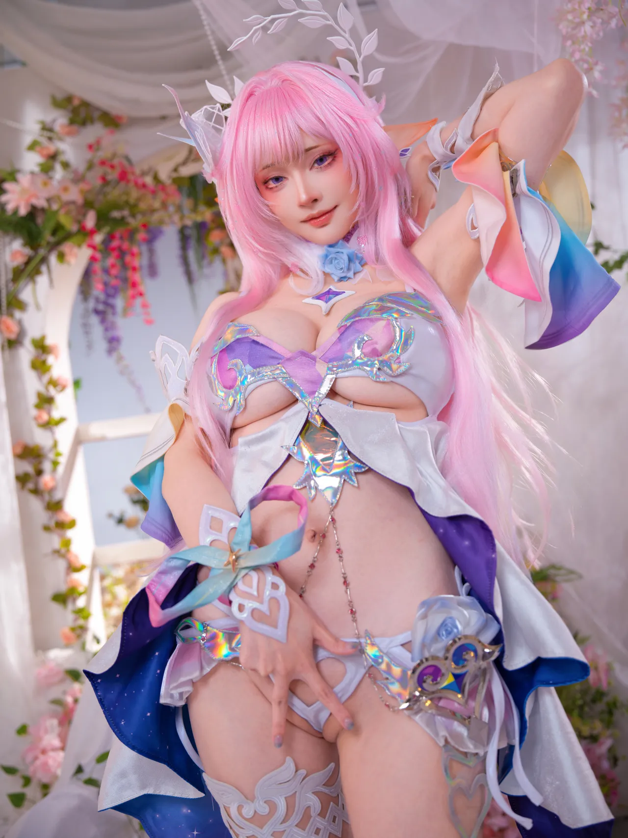 【EX Machi Cosplay】キュレネ 水着❤️Swimsuit Cyrene ❤️-erohere19.webp