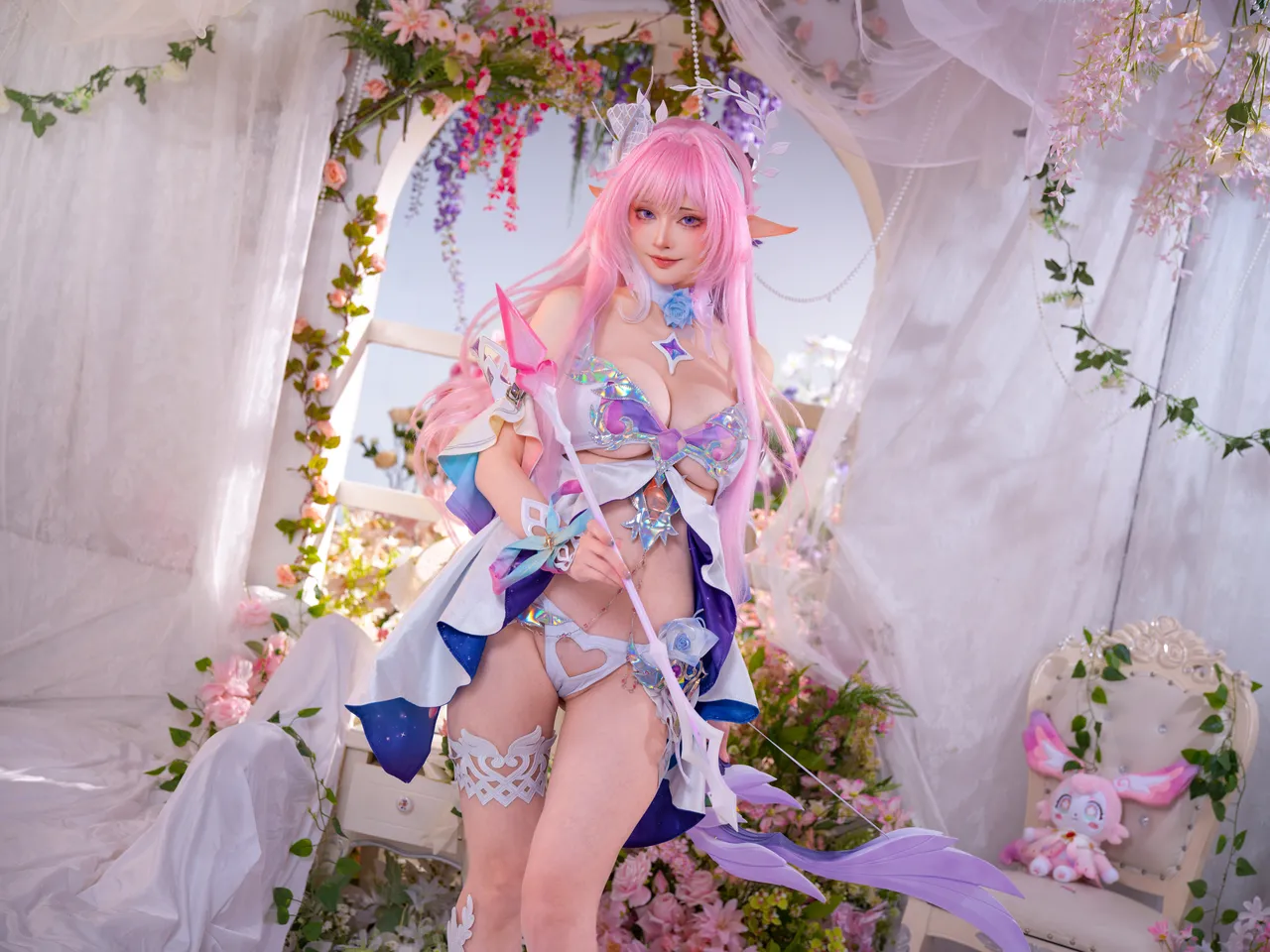 【EX Machi Cosplay】キュレネ 水着❤️Swimsuit Cyrene ❤️-erohere23.webp