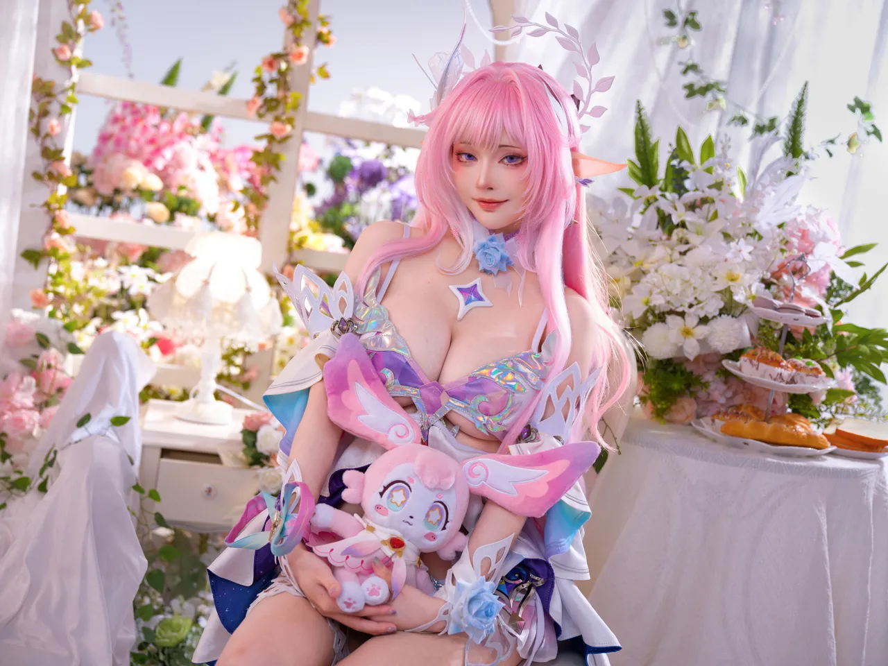 【EX Machi Cosplay】キュレネ 水着❤️Swimsuit Cyrene ❤️-erohere27.webp